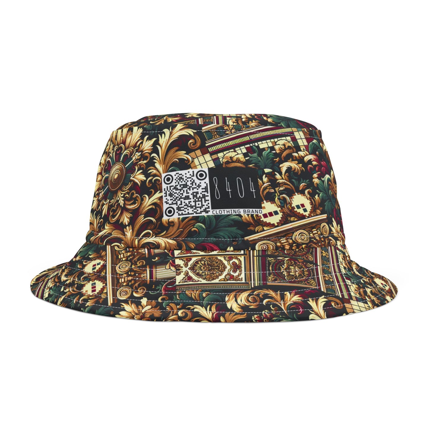 Digital Renaissance Modern Baroque Fusion Bucket Hat - 8404 Design-57