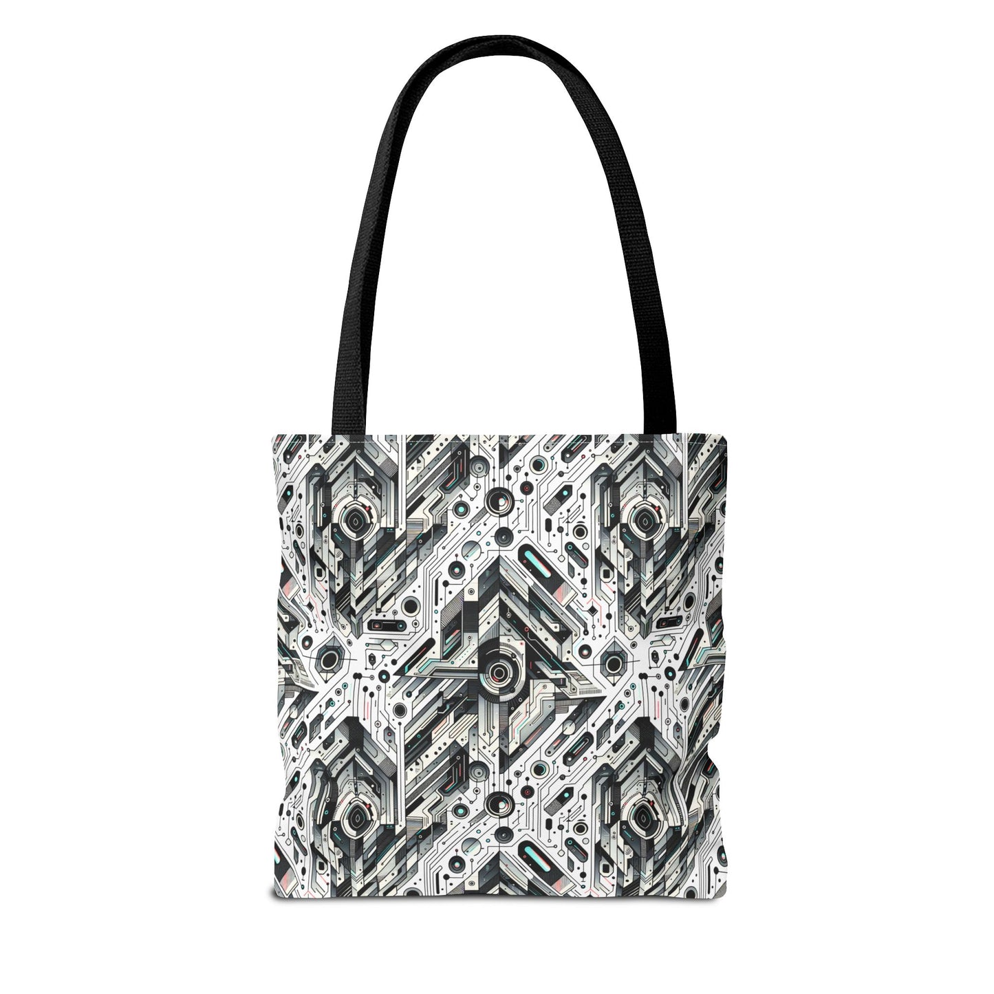 Tech-Infused Streetwear Tech-Forward Minimalism Tote Bag - 8404 Design-51