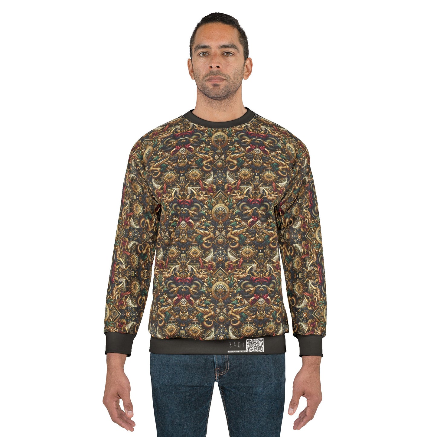 Digital Renaissance Luxurious Streetwear Inspired By Classical Art With a Modern Twist Sweatshirt - 8404 Design-76