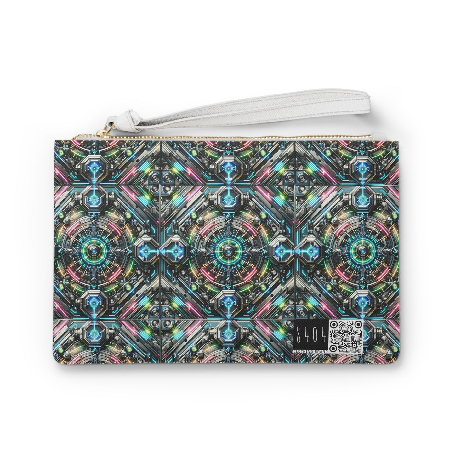 Tech-Infused Futurism Futuristic Tech Clutch Bag - 8404 Design-53
