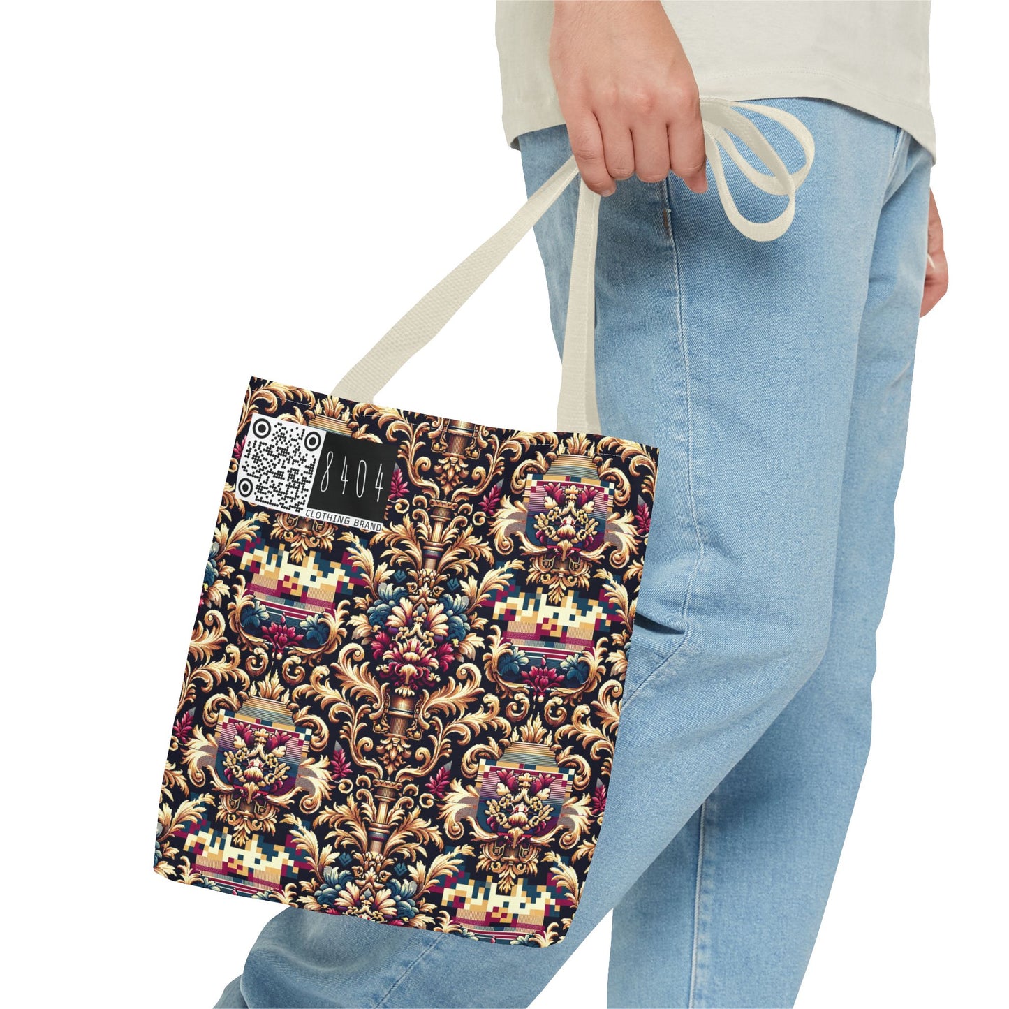 Digital Renaissance Modern Baroque Fusion Tote Bag - 8404 Design-53