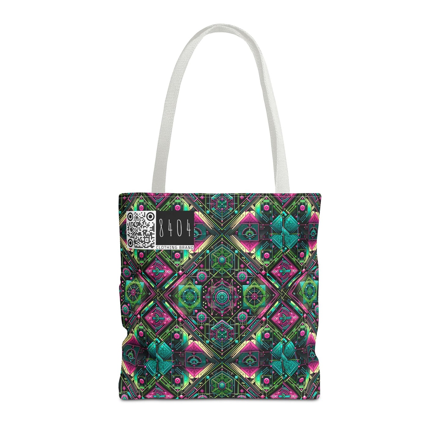Tech-Infused Graphics Tech-Forward Streetwear Tote Bag - 8404 Design-45