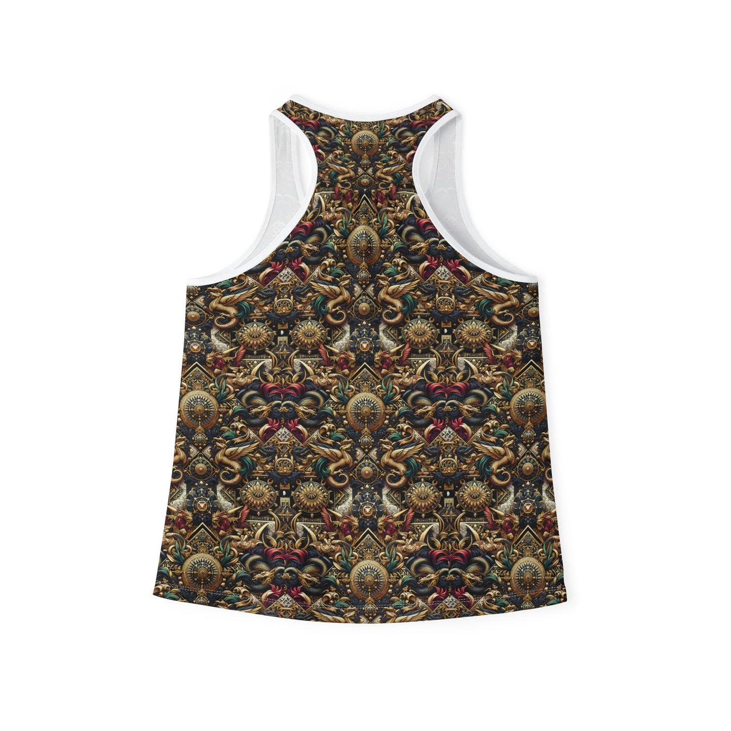 Digital Renaissance Luxurious Streetwear Inspired By Classical Art With a Modern Twist Women's Tank Top - 8404 Design-76