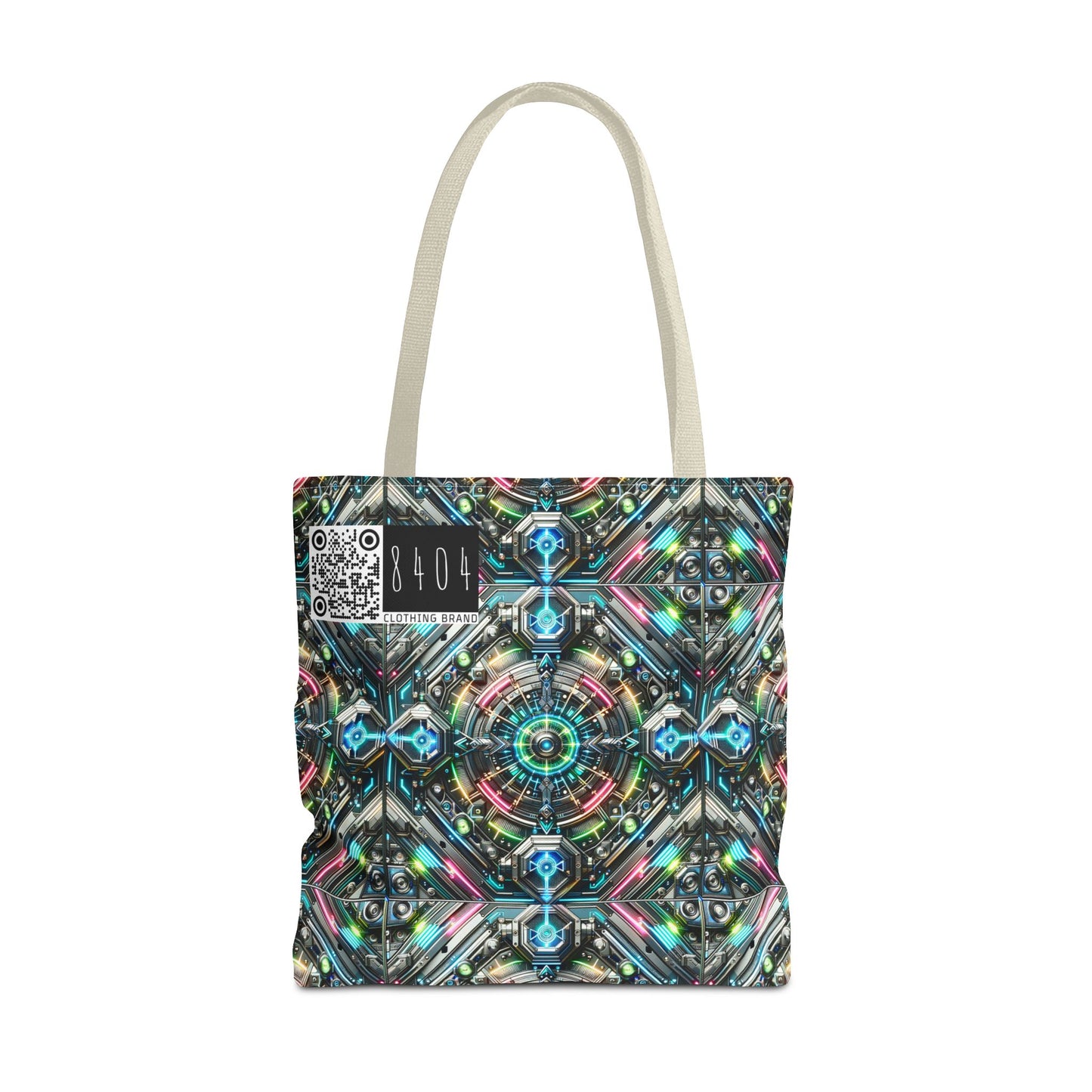 Tech-Infused Futurism Futuristic Tech Tote Bag - 8404 Design-53