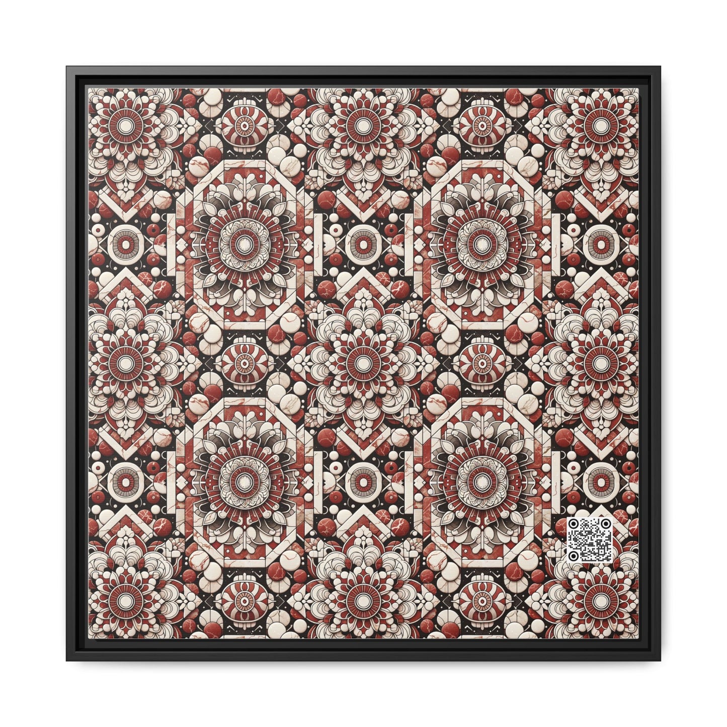 Neo Jomon Sculptural Aesthetics Artisanal Streetwear Matte Canvas, Framed (multi-Color) - 8404 Design-55 A