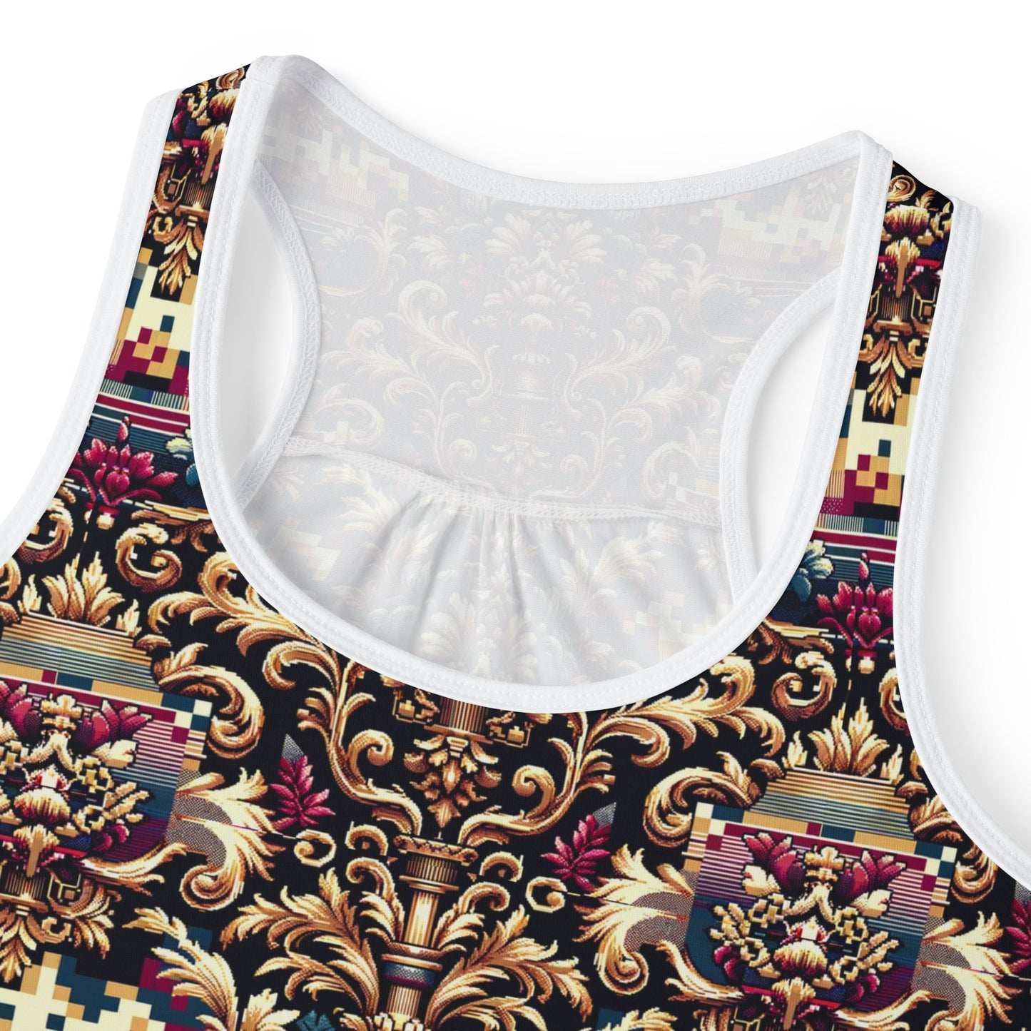 Digital Renaissance Modern Baroque Fusion Women's Tank Top - 8404 Design-53