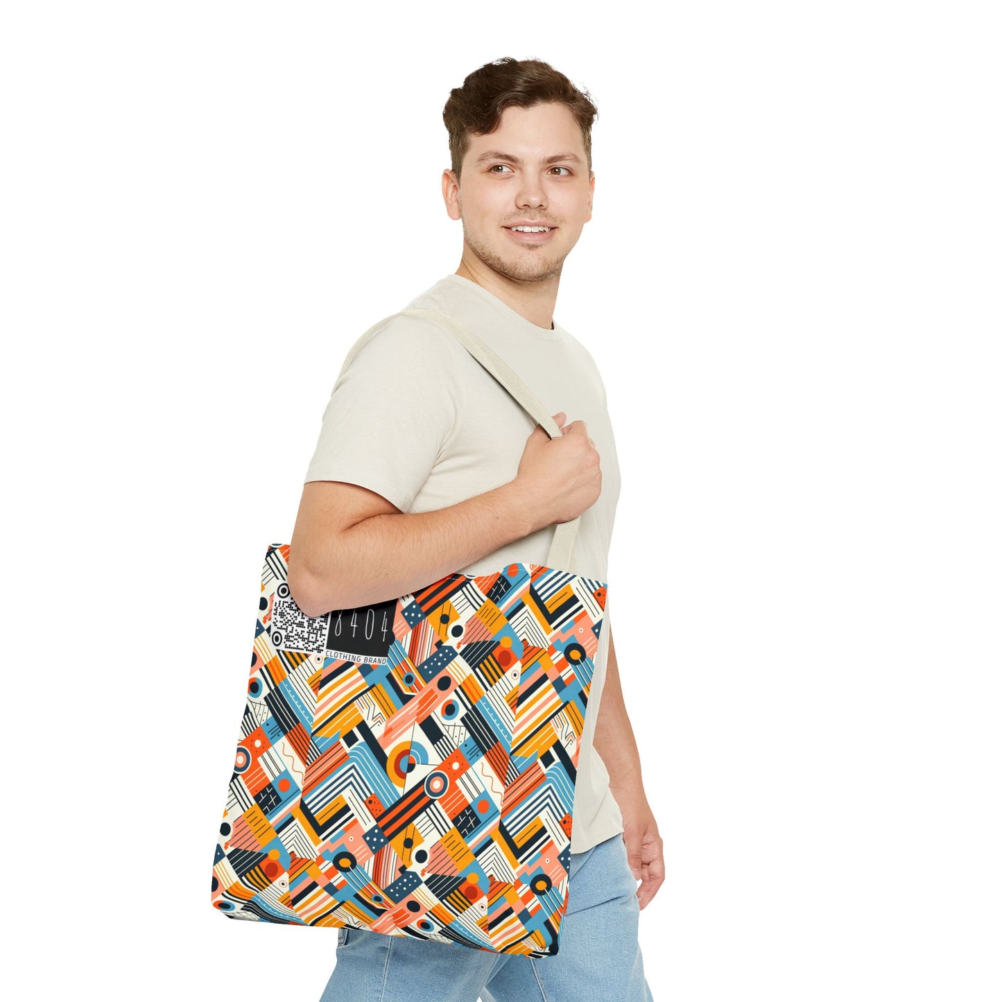 Abstract Graphic Art Modern Artistic Expression Tote Bag - 8404 Design-54