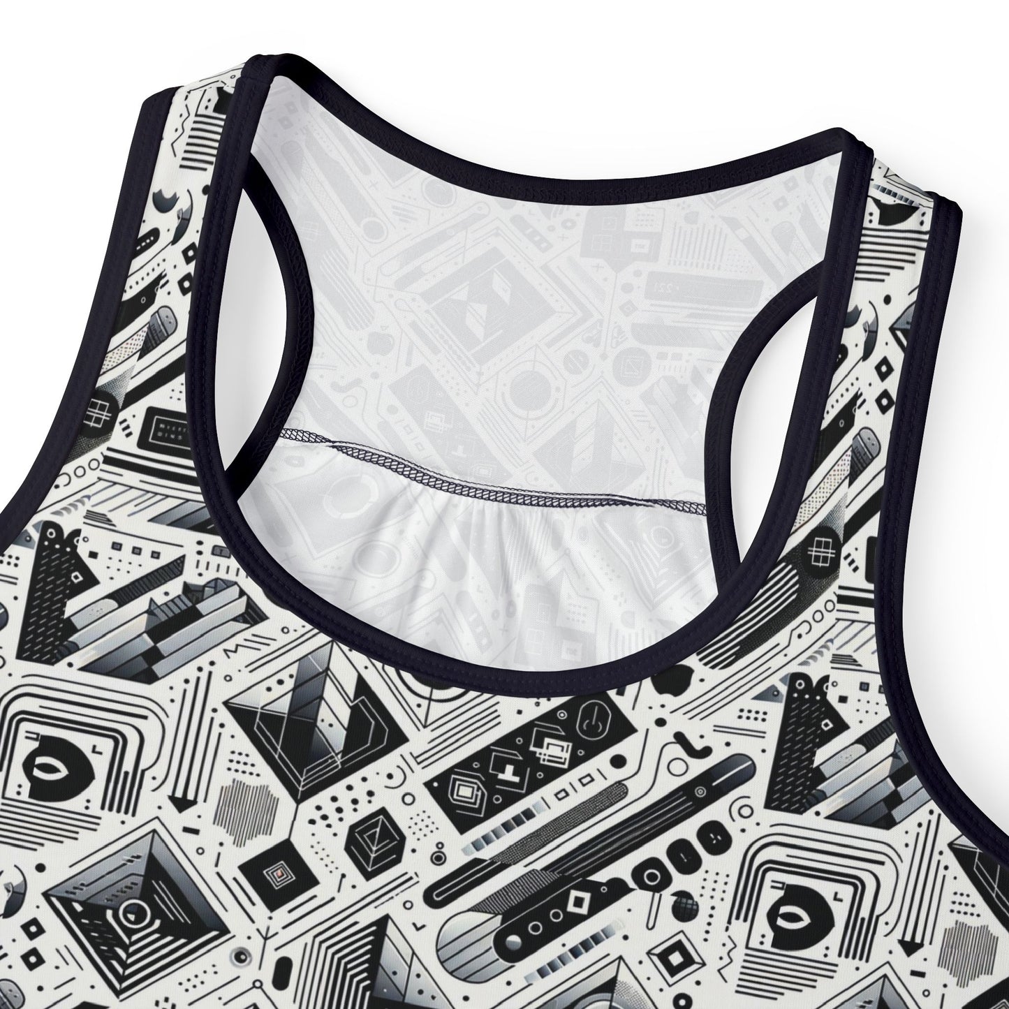 Tech Minimalism Minimalist Tech Women's Tank Top - 8404 Design-72