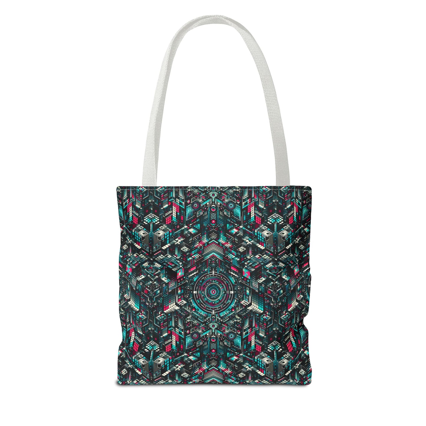 Digital Rebellion Tech-Inspired Streetwear Tote Bag - 8404 Design-54