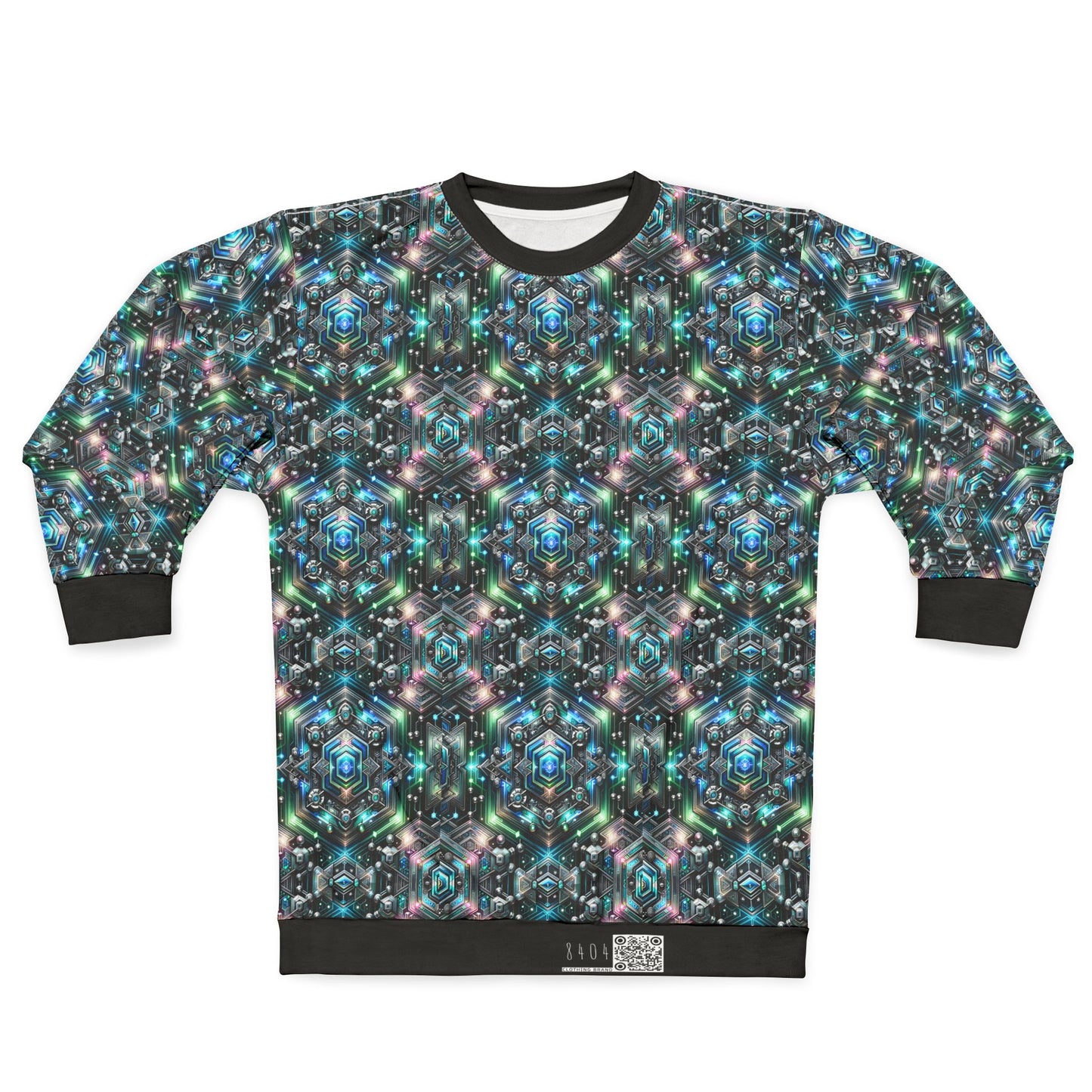 Tech-Infused Futurism Futuristic Tech Sweatshirt - 8404 Design-63