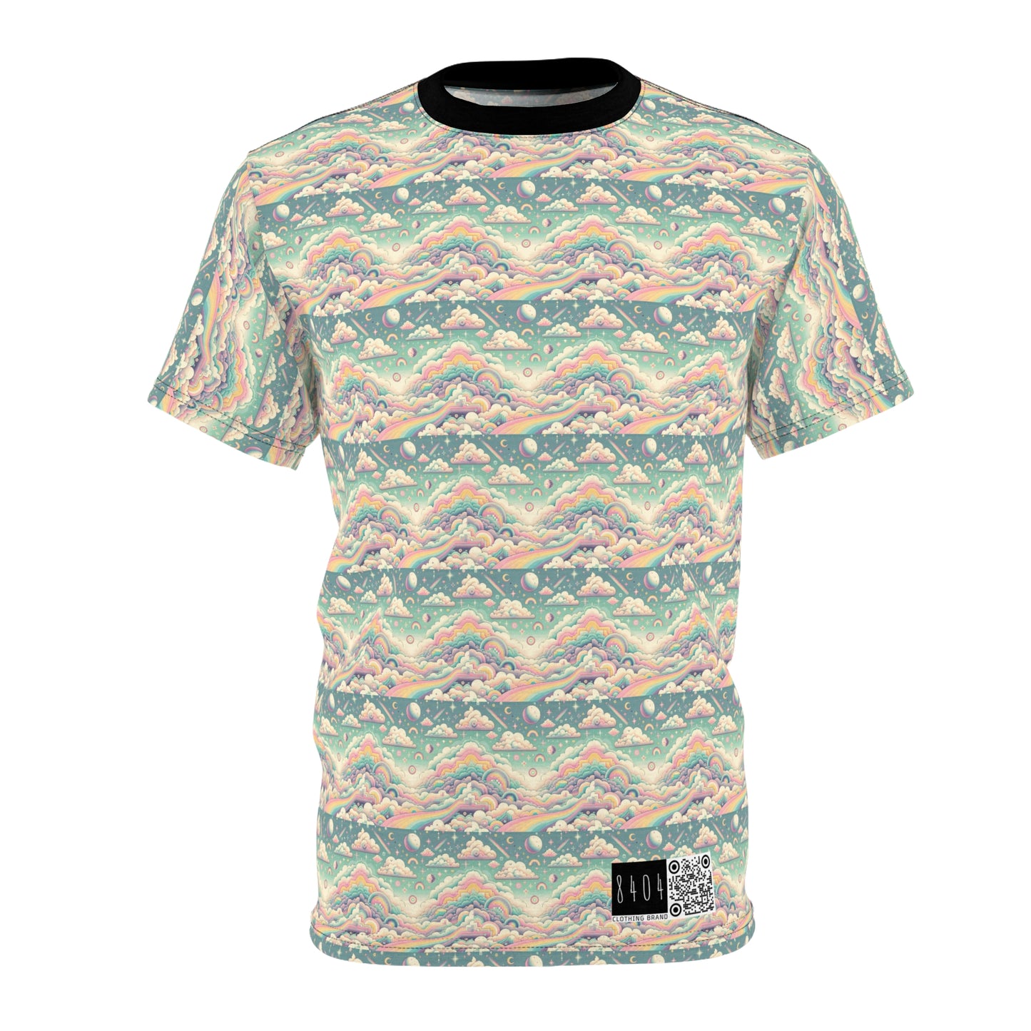 Digital Dreamland Whimsical and Nostalgic Streetwear With a Digital Twist Unisex Cut & Sew Tee - 8404 Design-65