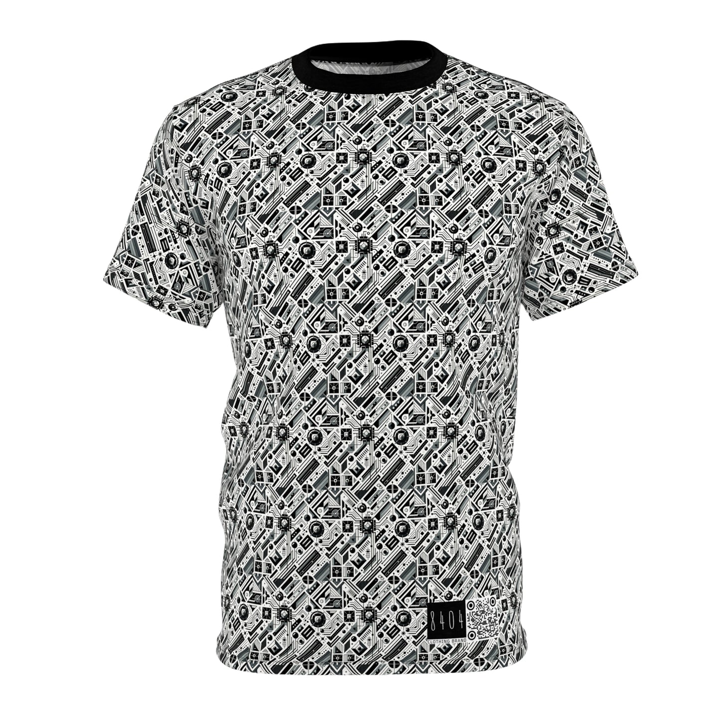 Digital Minimalism Minimalist Tech Unisex Cut & Sew Tee - 8404 Design-62