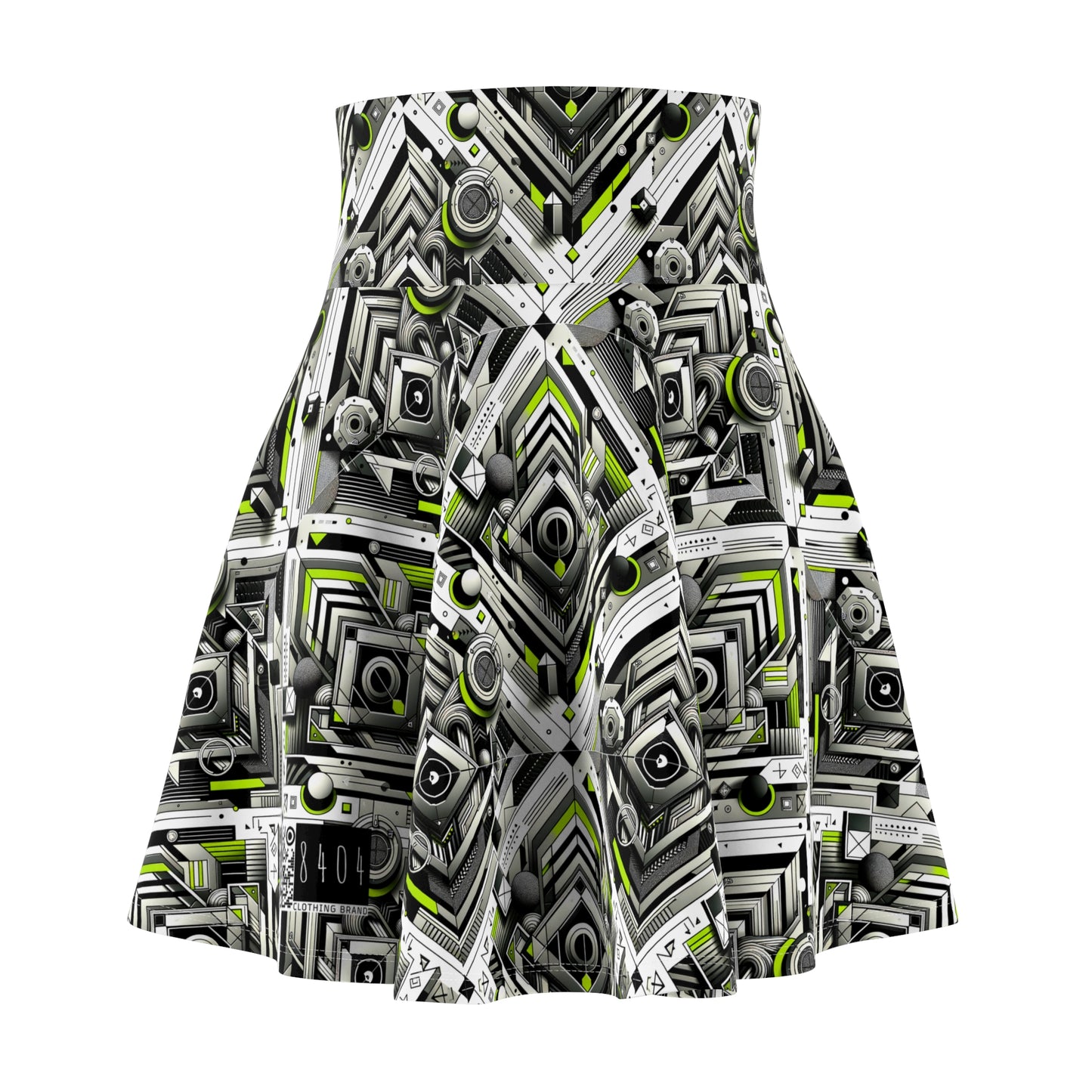 Elevated Sporty Tech Tech-Forward Streetwear Women's Skater Skirt - 8404 Design-70