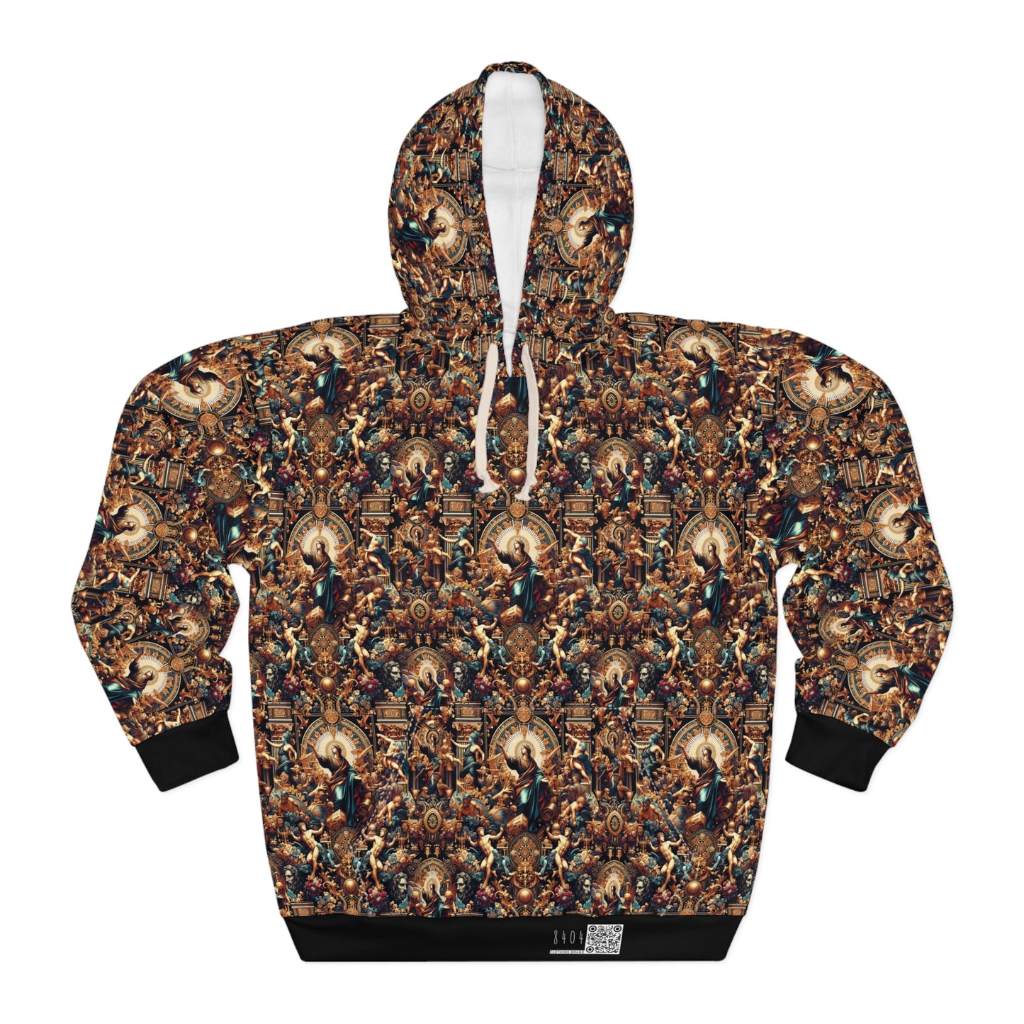 Digital Renaissance Luxurious Streetwear Inspired By Classical Art With a Modern Twist Pullover Hoodie - 8404 Design-64