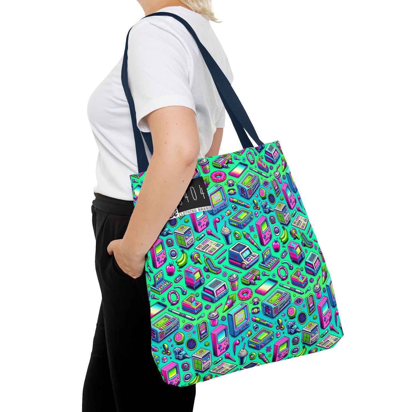 Y2k Revival Nostalgic Futurism Tote Bag - 8404 Design-48