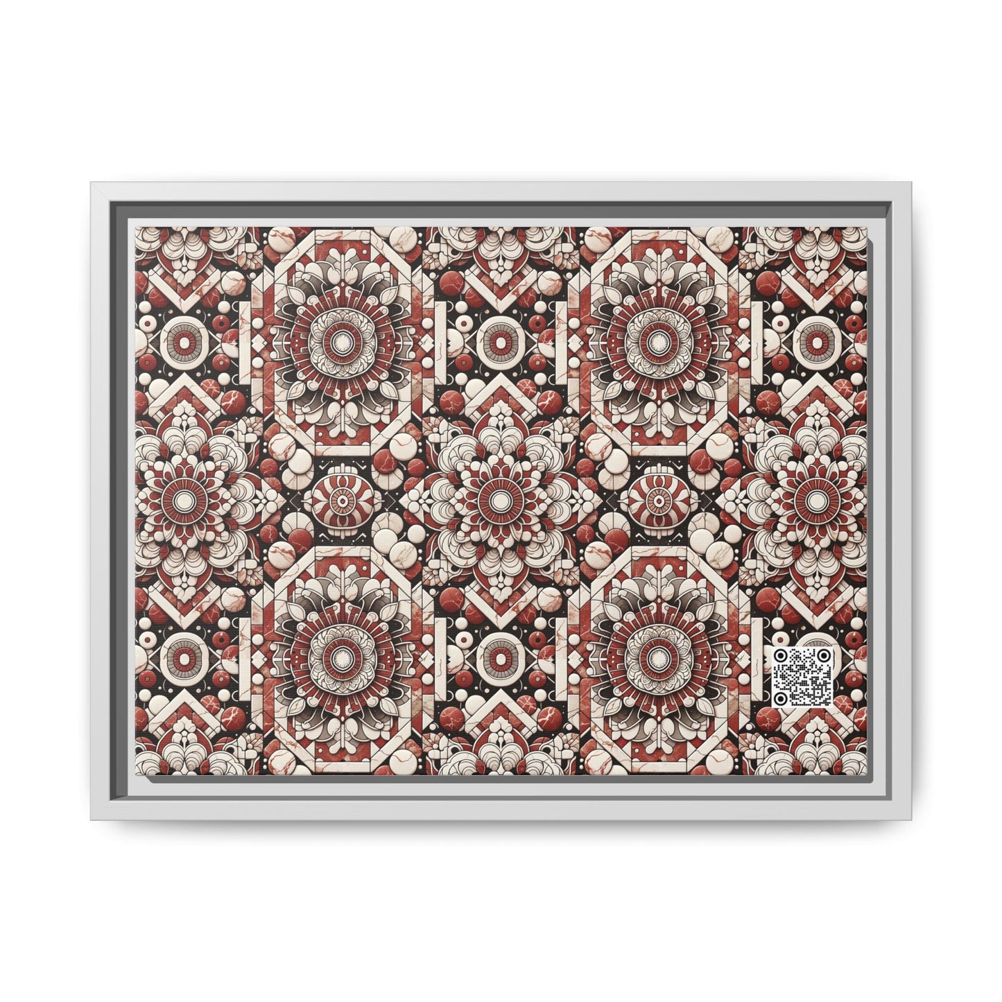 Neo Jomon Sculptural Aesthetics Artisanal Streetwear Matte Canvas, Framed (multi-Color) - 8404 Design-55 A