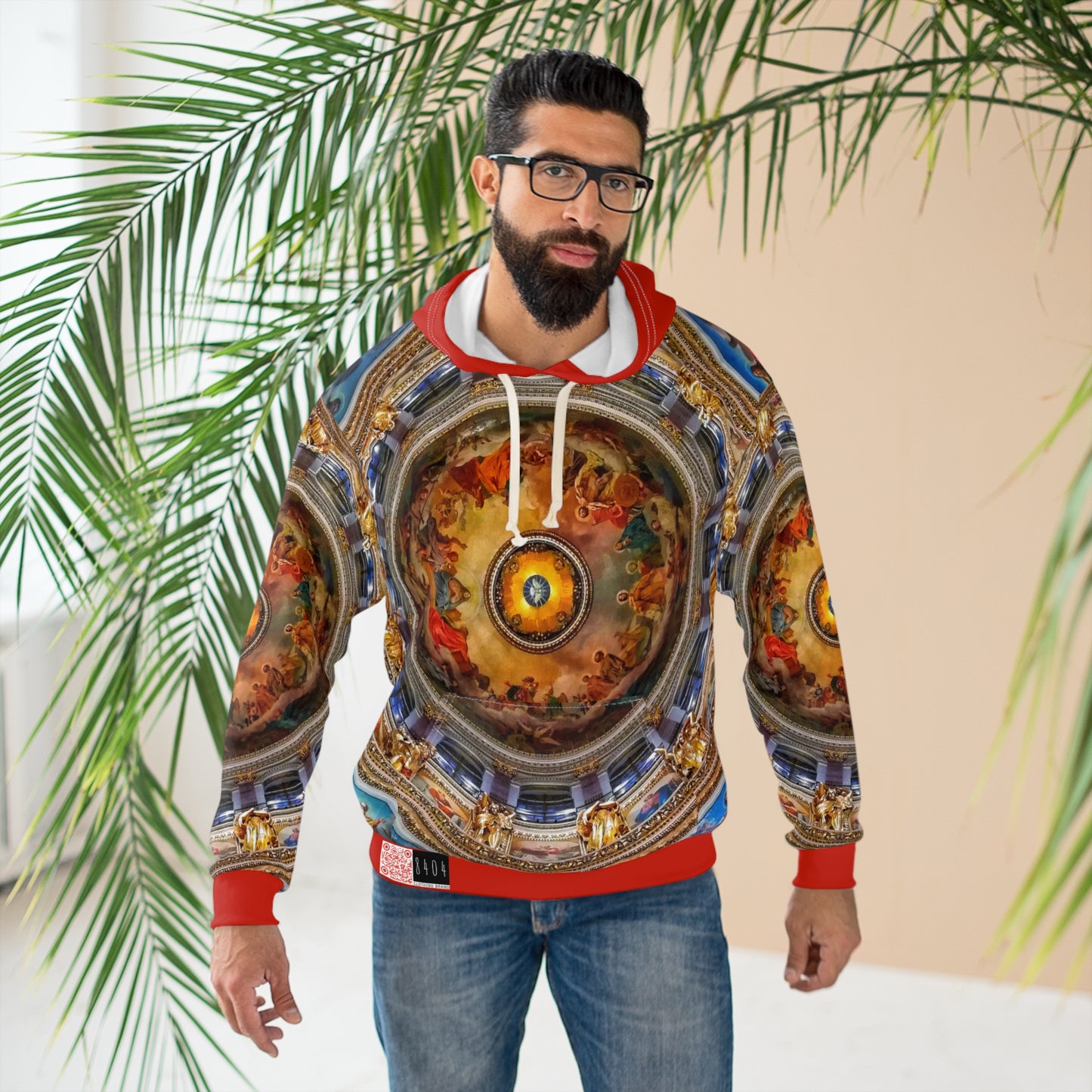8404 Fashion Pullover Hoodie - "divine in Red" - Men - Women - Unisex - Xs/s/m/l/xl/2xl