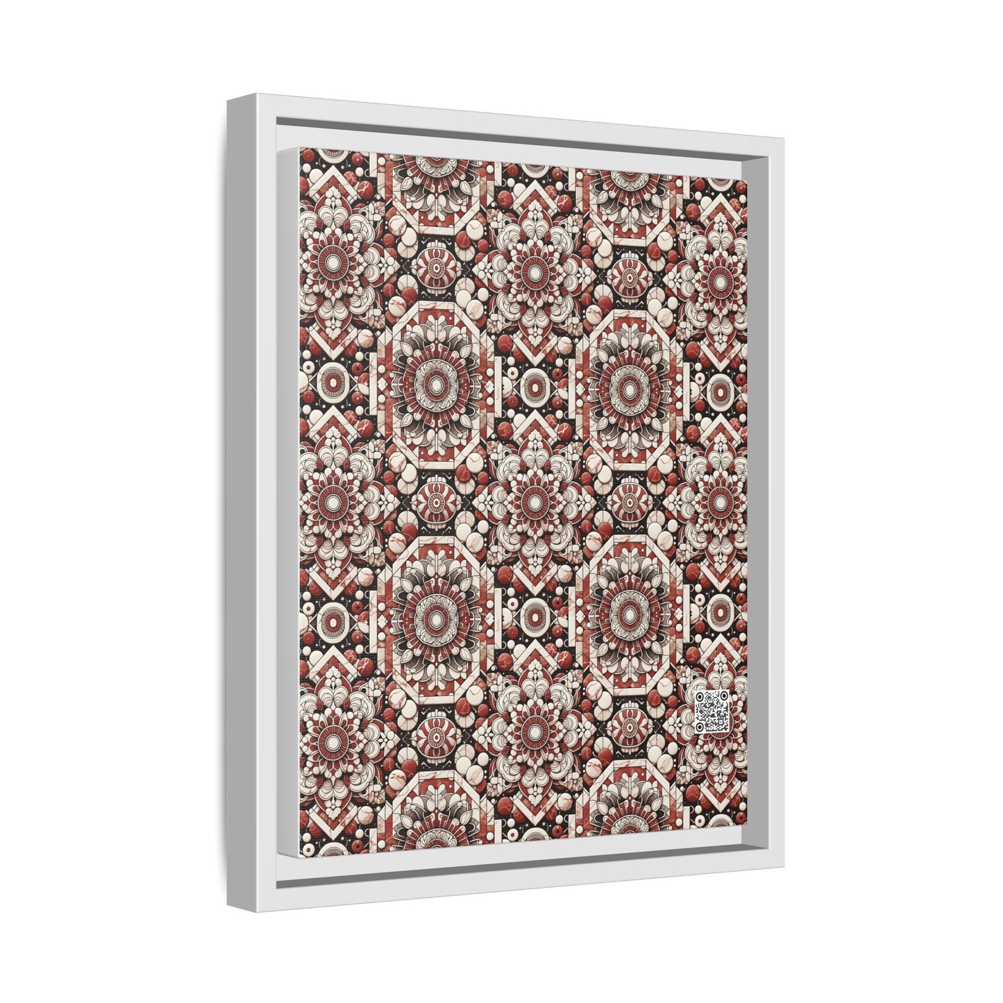 Neo Jomon Sculptural Aesthetics Artisanal Streetwear Matte Canvas, Framed (multi-Color) - 8404 Design-55 A