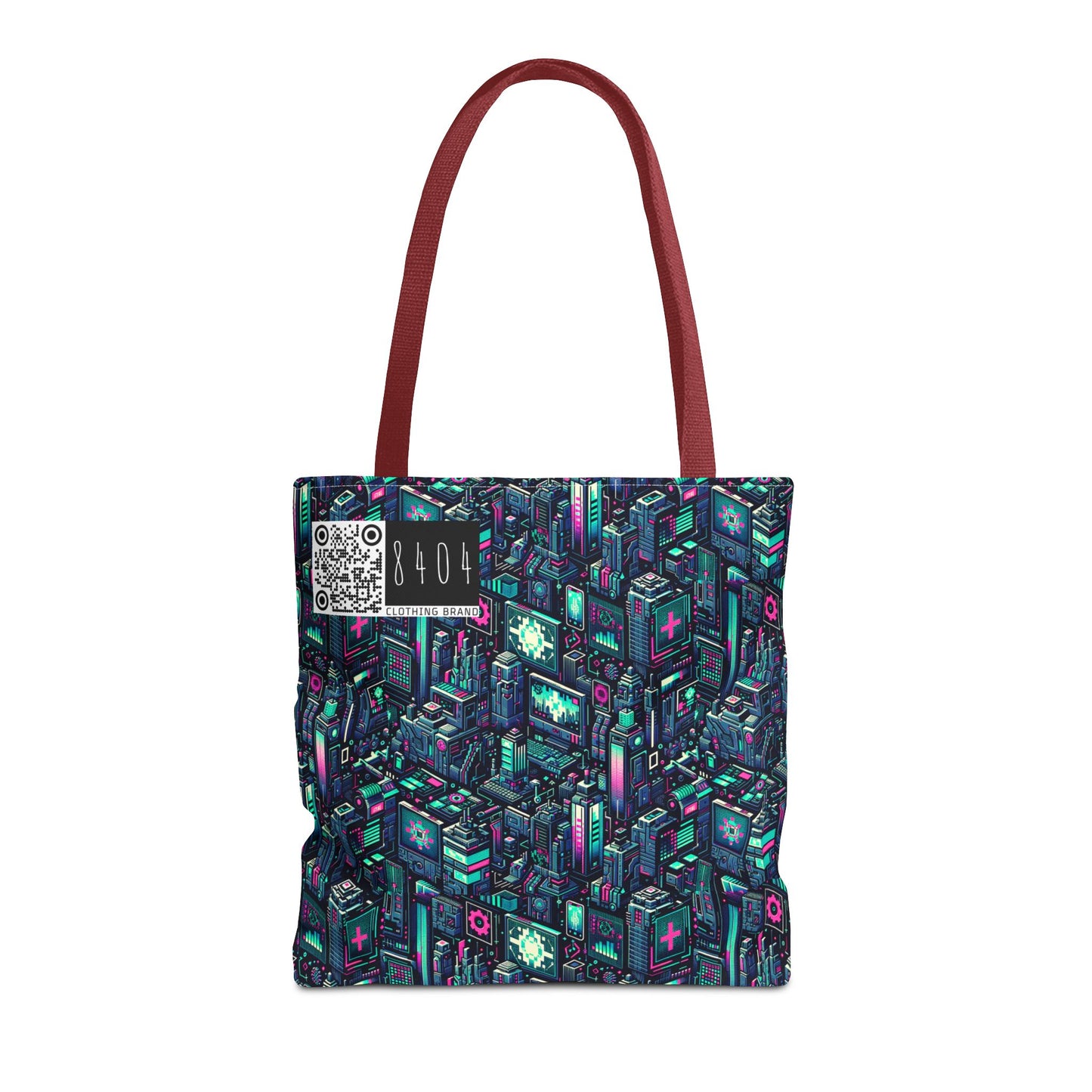 Digital Rebellion Tech-Inspired Streetwear Tote Bag - 8404 Design-58