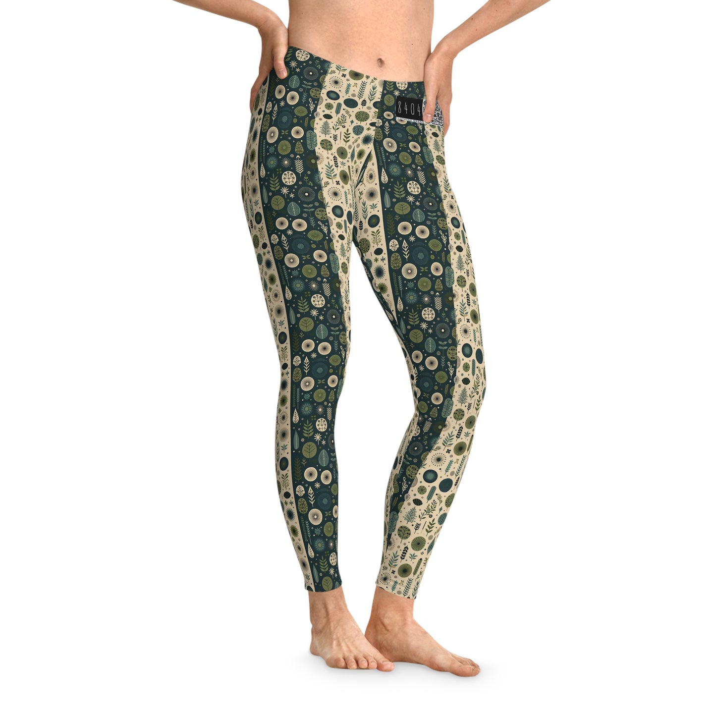 Sustainable Street Utility Sustainable Tech Streetwear Stretch Leggings - 8404 Design-62