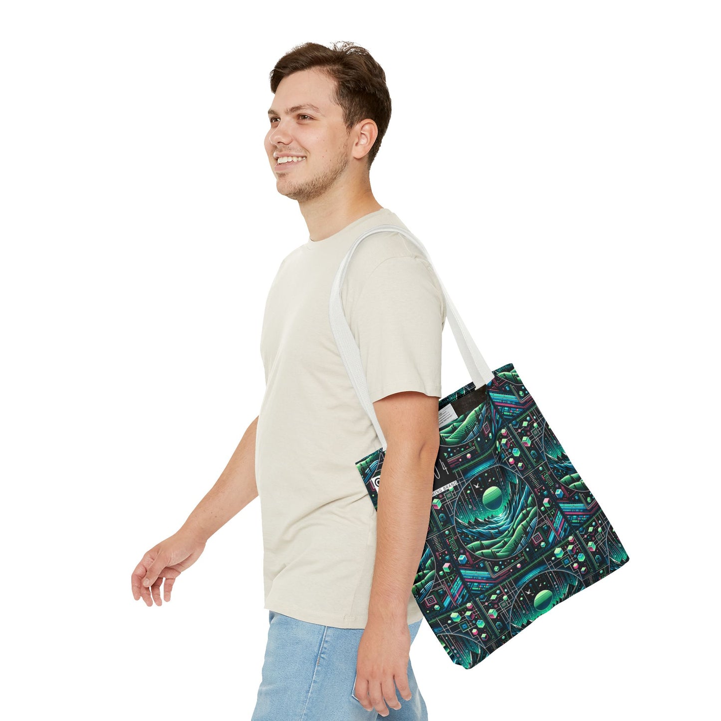Digital Adventure Graphics Digital Explorer Tote Bag - 8404 Design-59