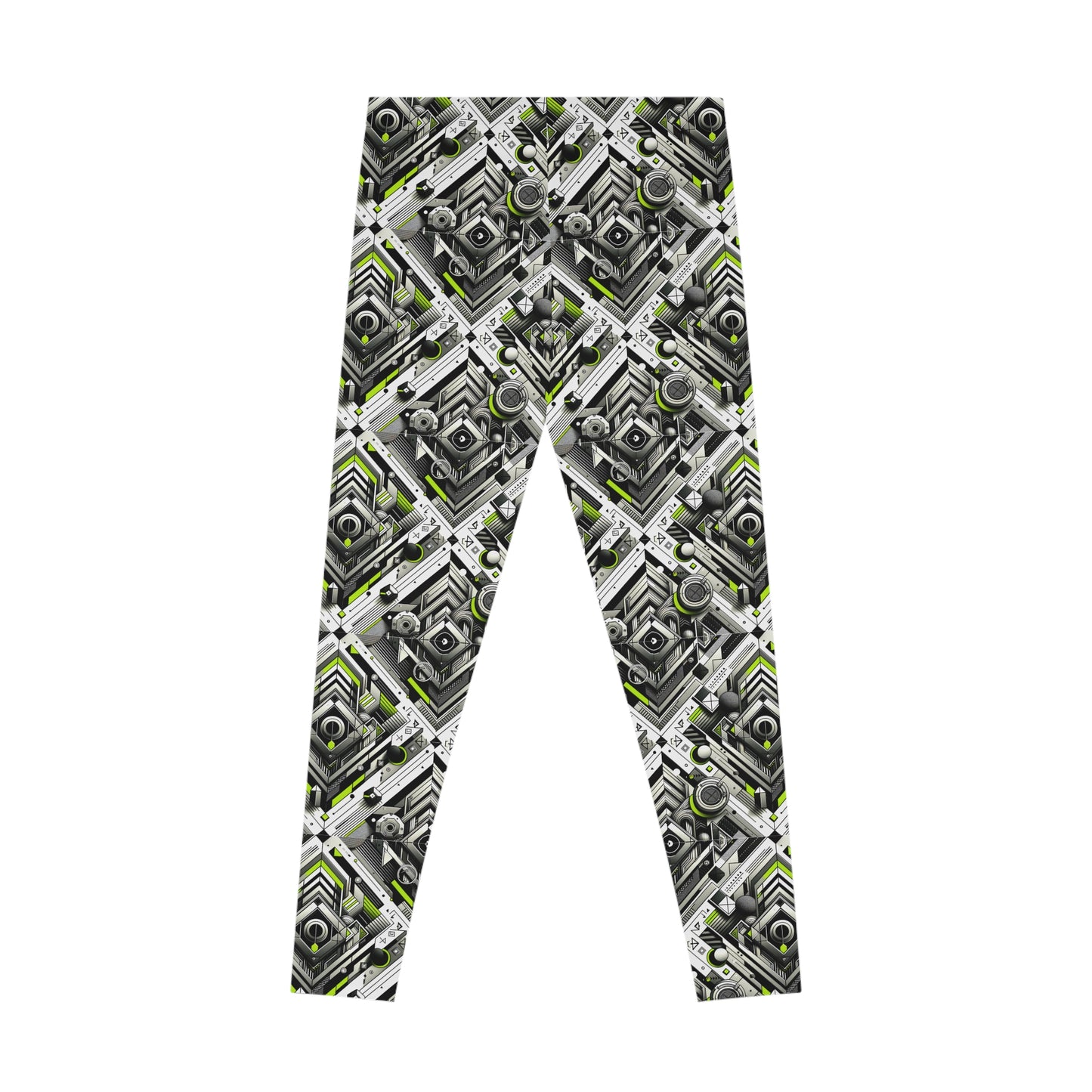 Elevated Sporty Tech Tech-Forward Streetwear Stretch Leggings - 8404 Design-70