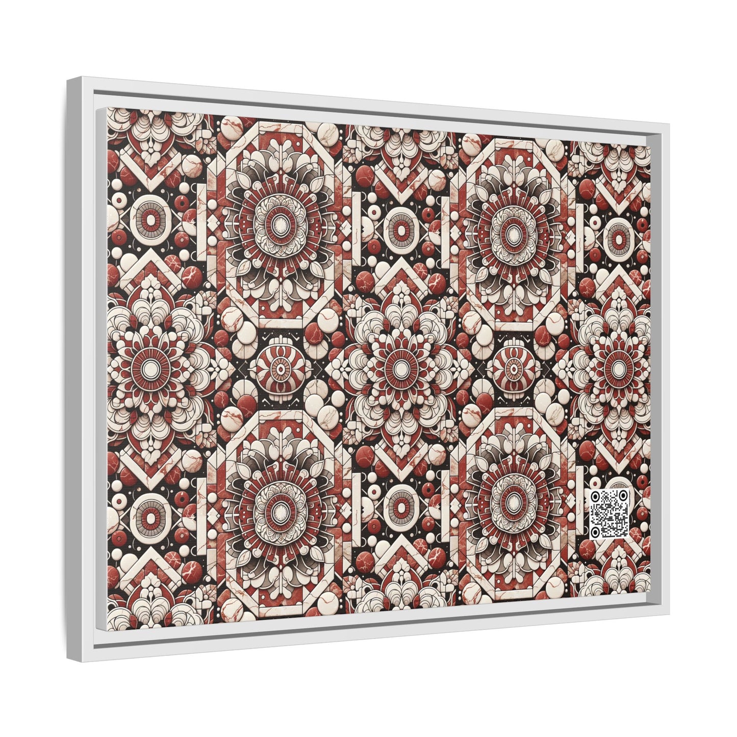Neo Jomon Sculptural Aesthetics Artisanal Streetwear Matte Canvas, Framed (multi-Color) - 8404 Design-55 A
