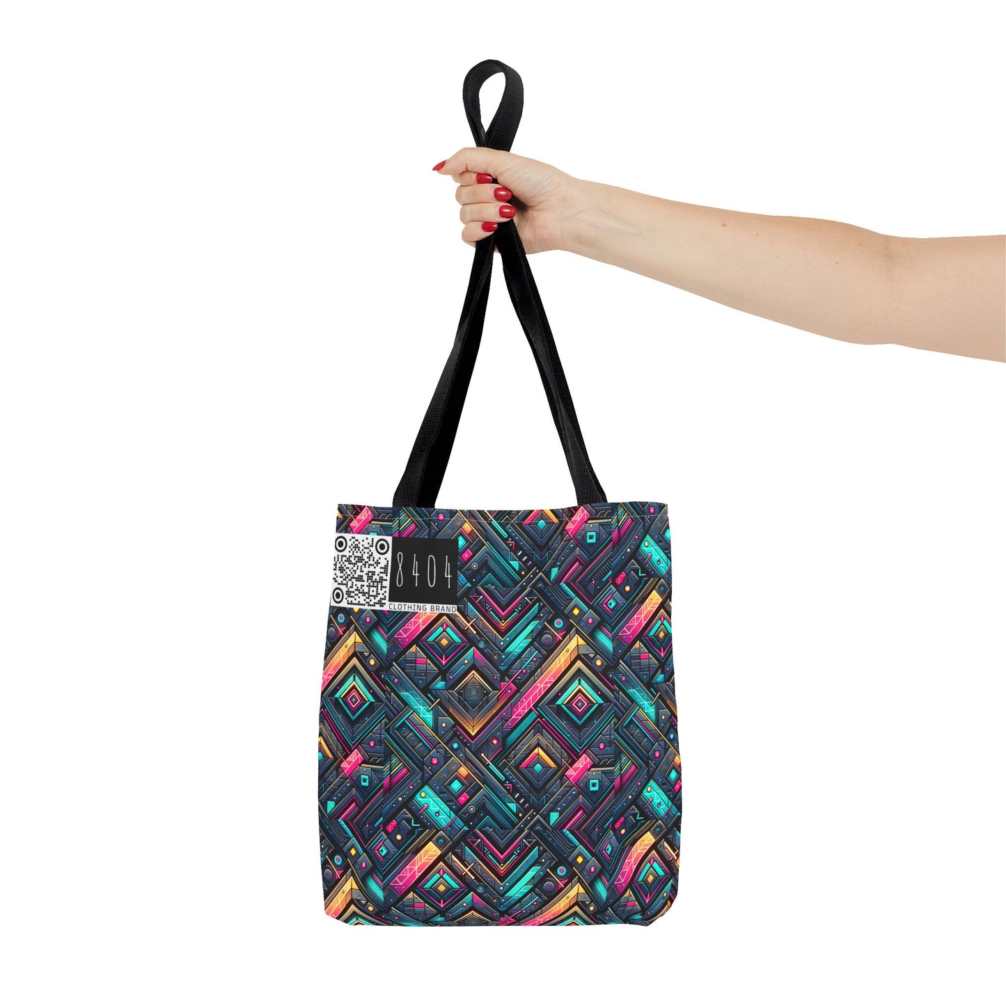 Tech-Inspired Graphics Cyberpunk Cool Tote Bag - 8404 Design-67