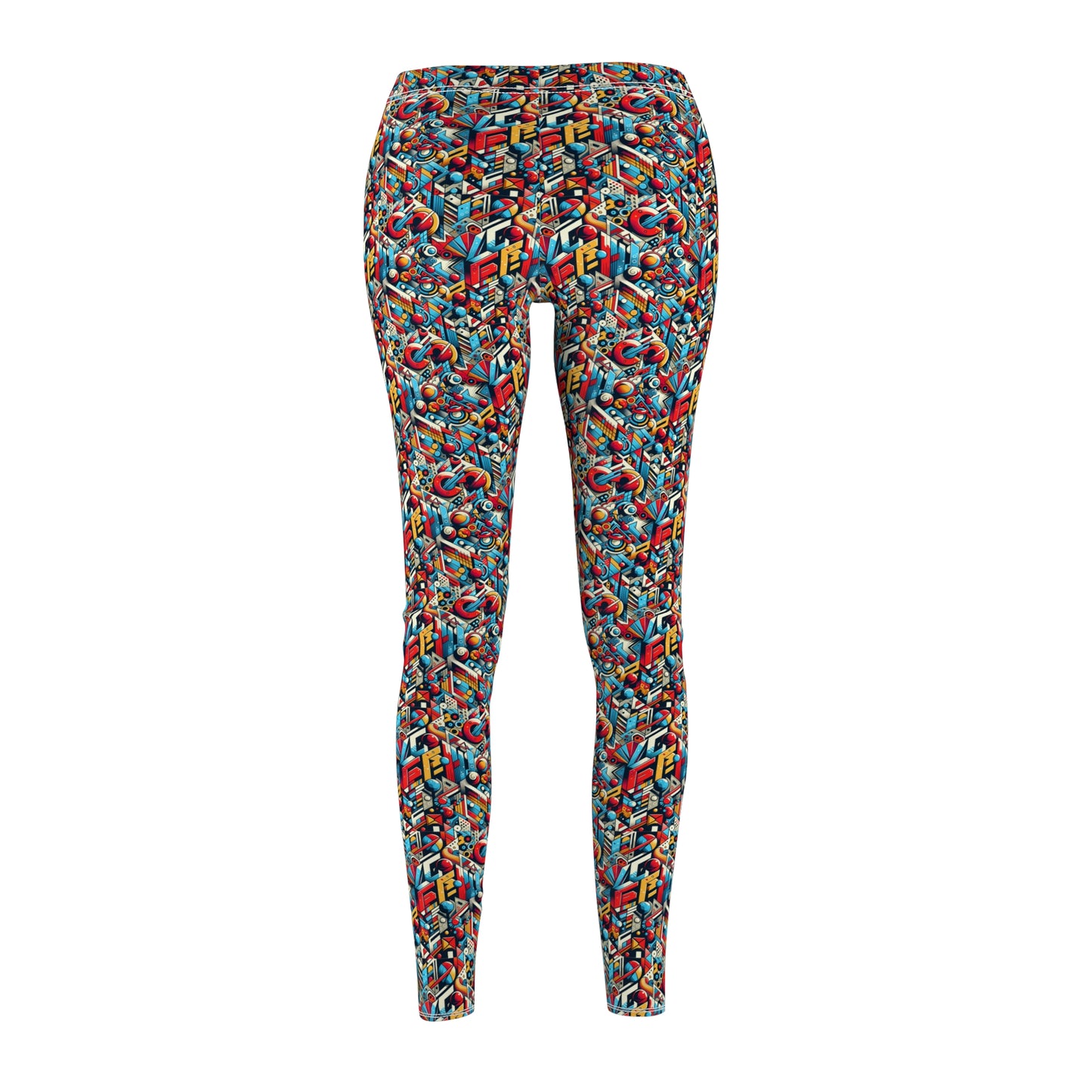 Neo-Traditional Street Art Modern Street Art Fusion Women's Cut & Sew Casual Leggings - 8404 Design-67