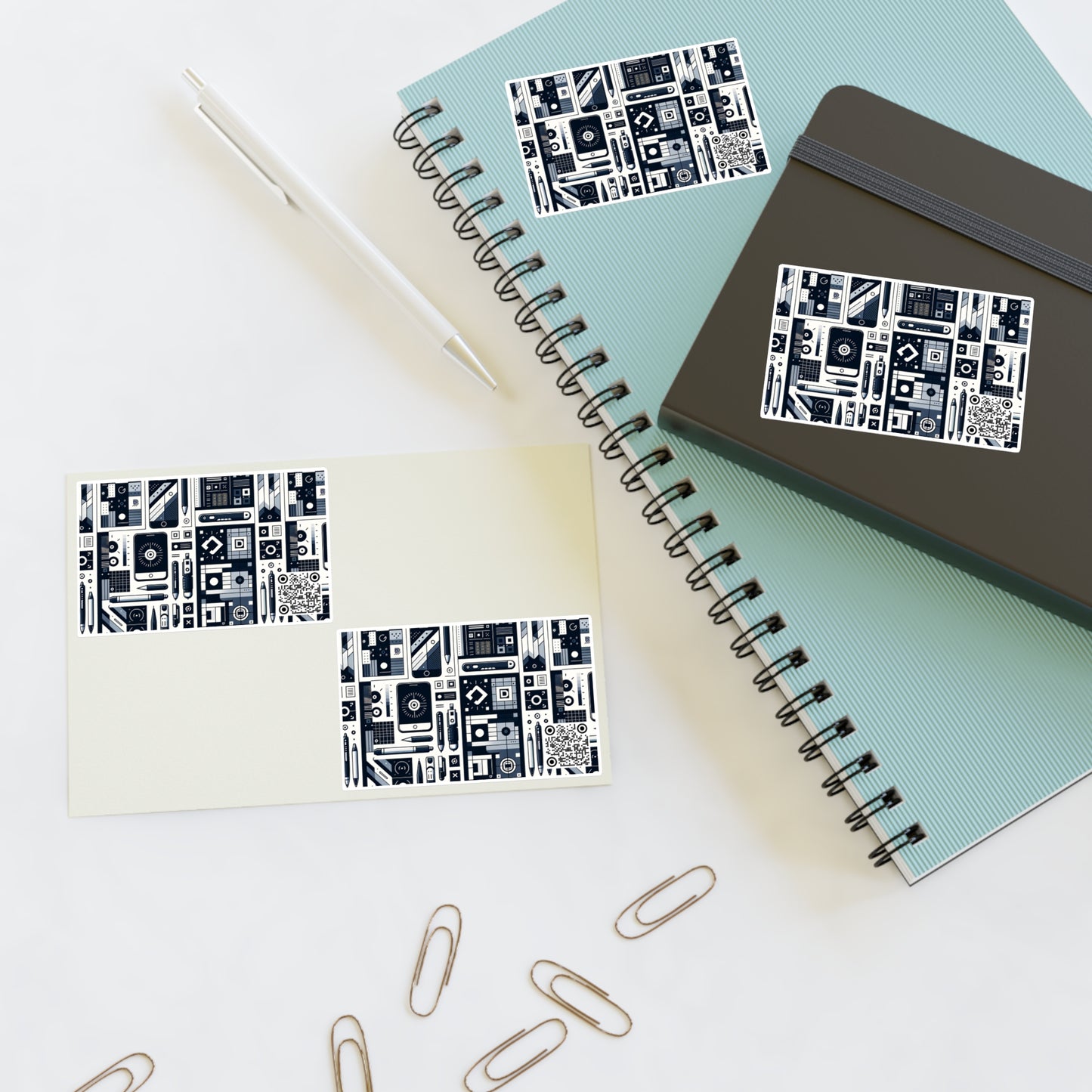 Minimalist Athleisure Minimalist Tech Sticker Sheets - 8404 Design-60