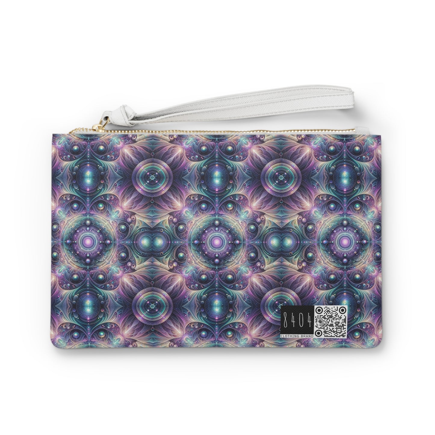 Iridescent Tech Fusion Tech-Forward Streetwear Clutch Bag - 8404 Design-61