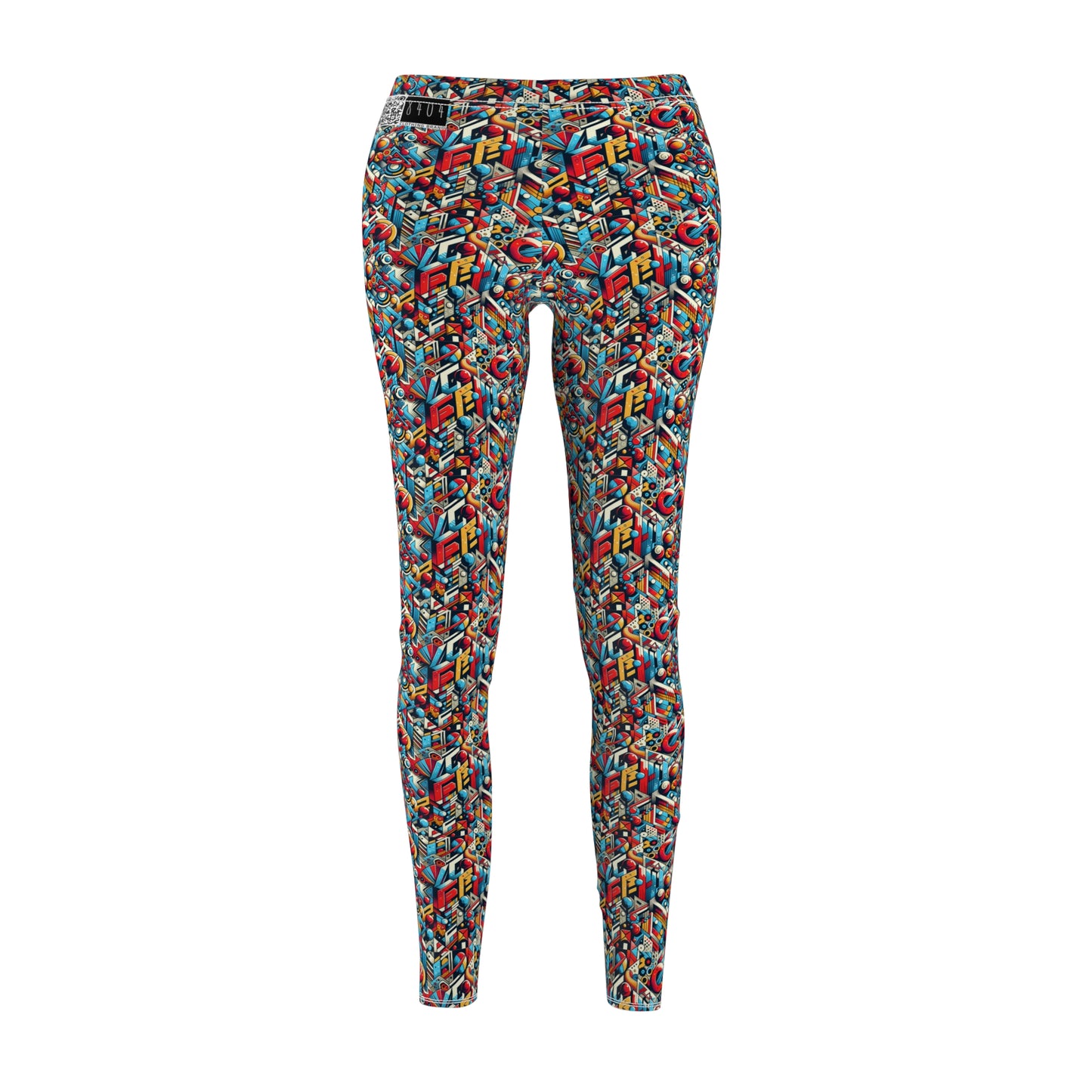 Neo-Traditional Street Art Modern Street Art Fusion Women's Cut & Sew Casual Leggings - 8404 Design-67