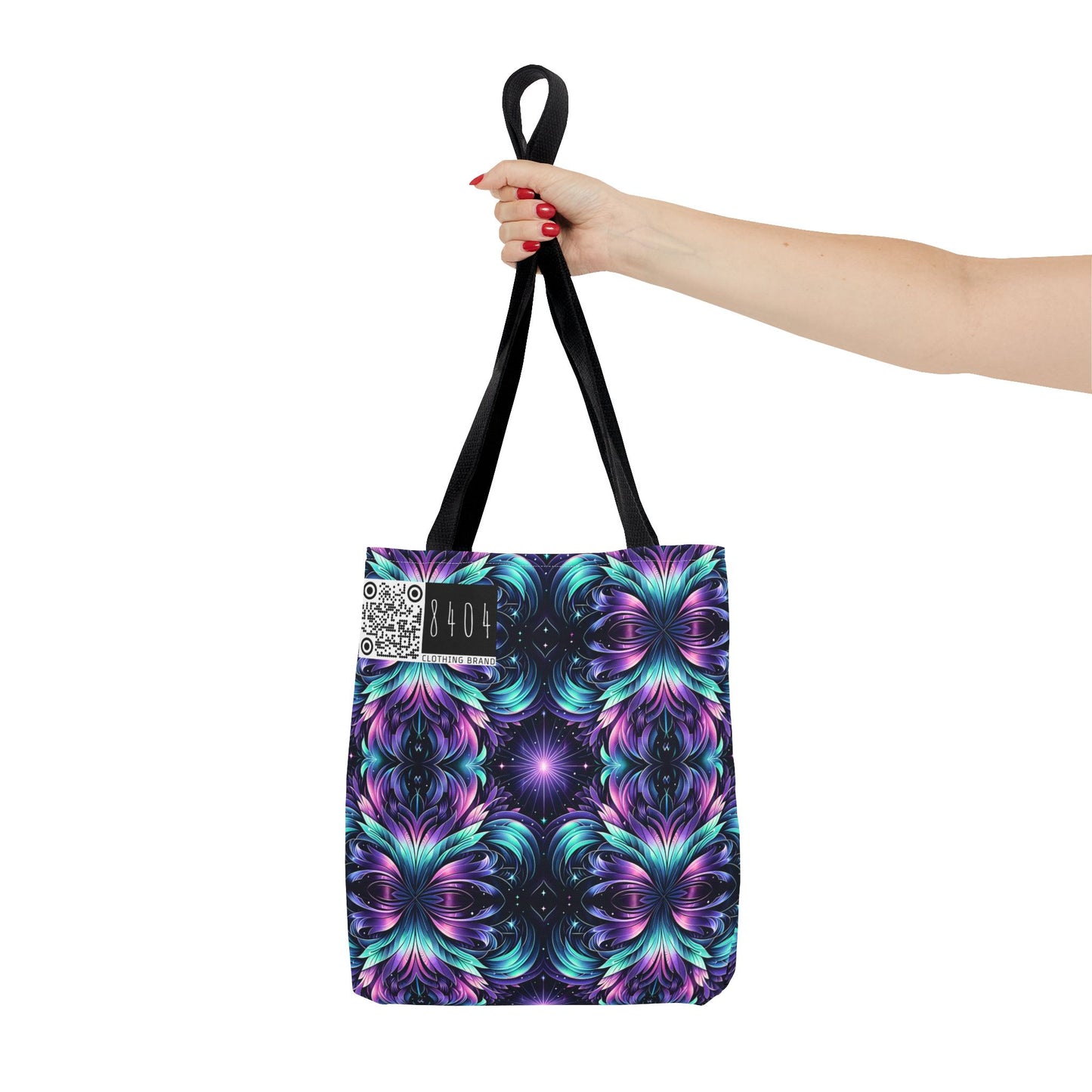 Iridescent Dream Futuristic Tech Tote Bag - 8404 Design-60