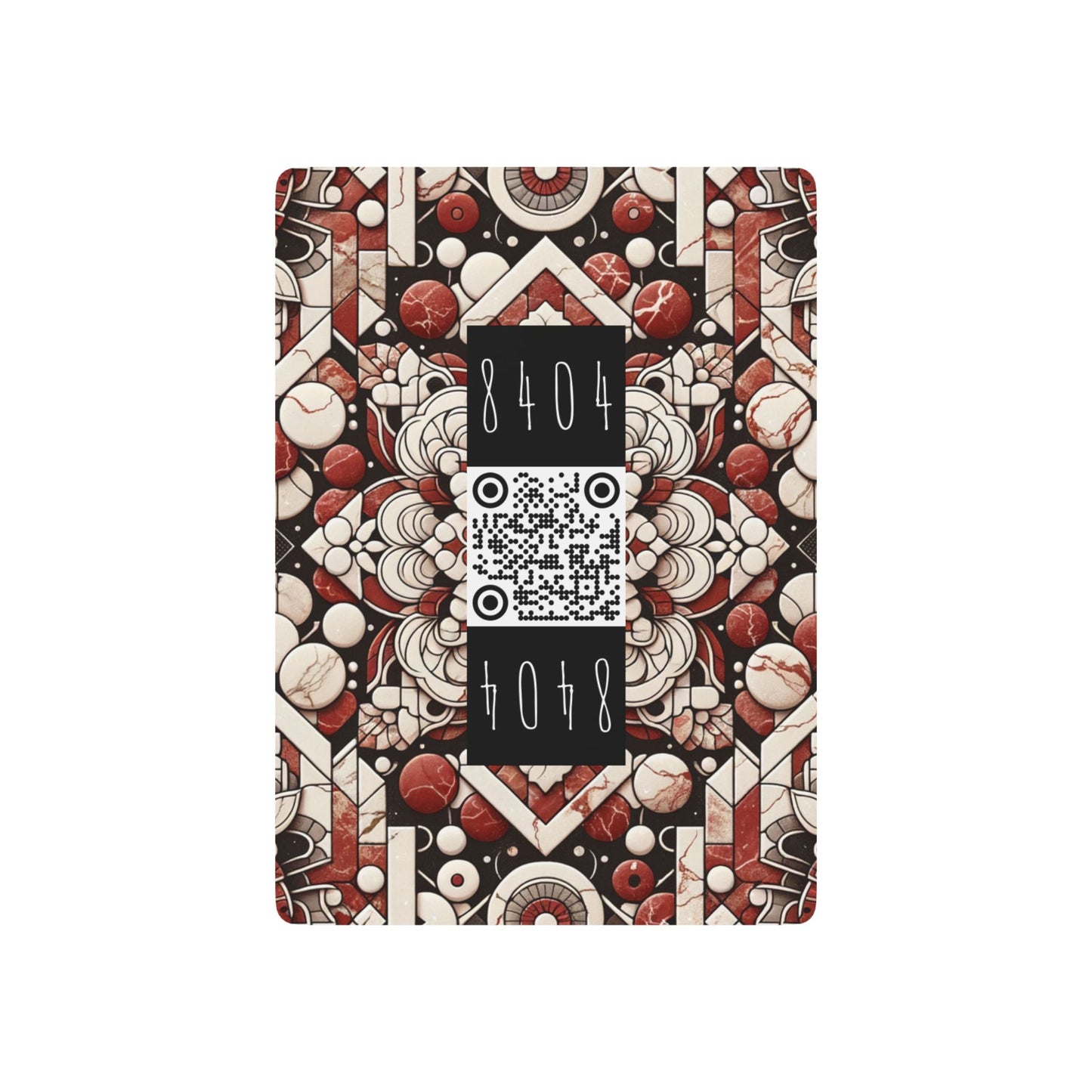 Neo Jomon Sculptural Aesthetics Artisanal Streetwear Poker Playing Cards - 8404 Design-55 B