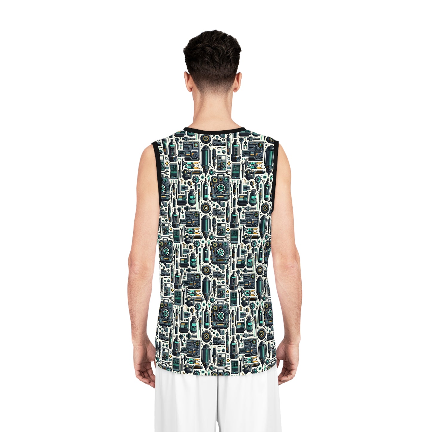 Tech Utility Fusion Modern Tech Streetwear Basketball Jersey - 8404 Design-53