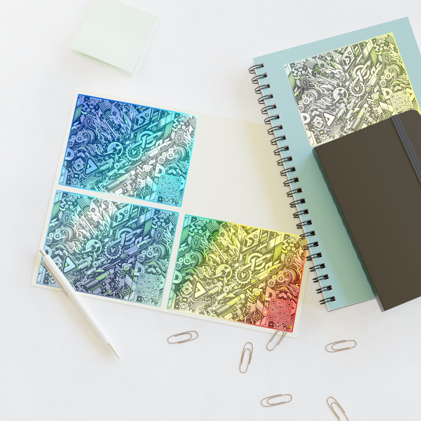 Graffiti Tech Fusion Bold Streetwear Fusion Sticker Sheets - 8404 Design-59