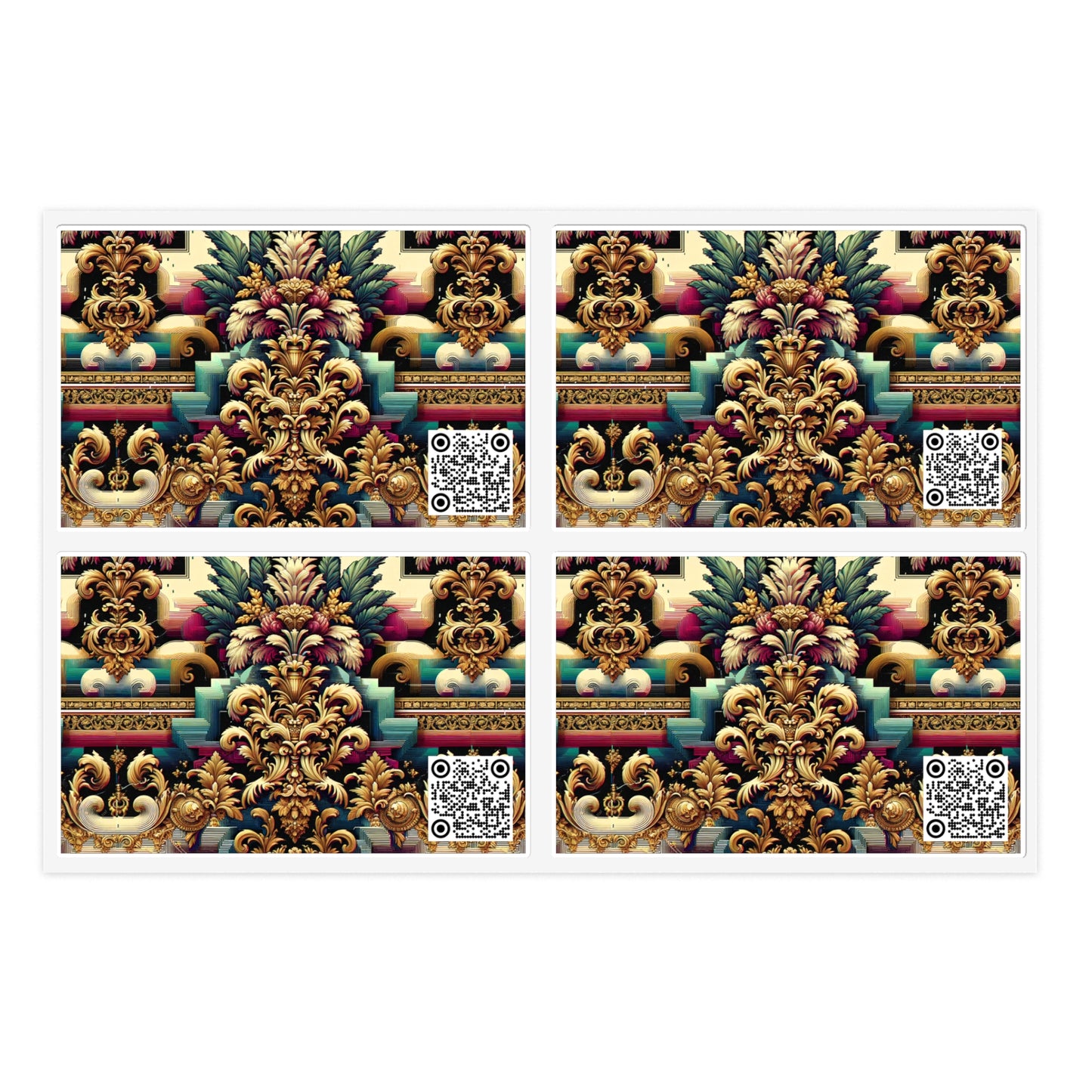 Digital Renaissance Modern Baroque Fusion Sticker Sheets - 8404 Design-60