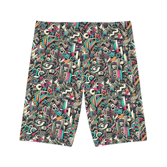 Digital Street Art Urban Street Style Women's Bike Shorts - 8404 Design-74