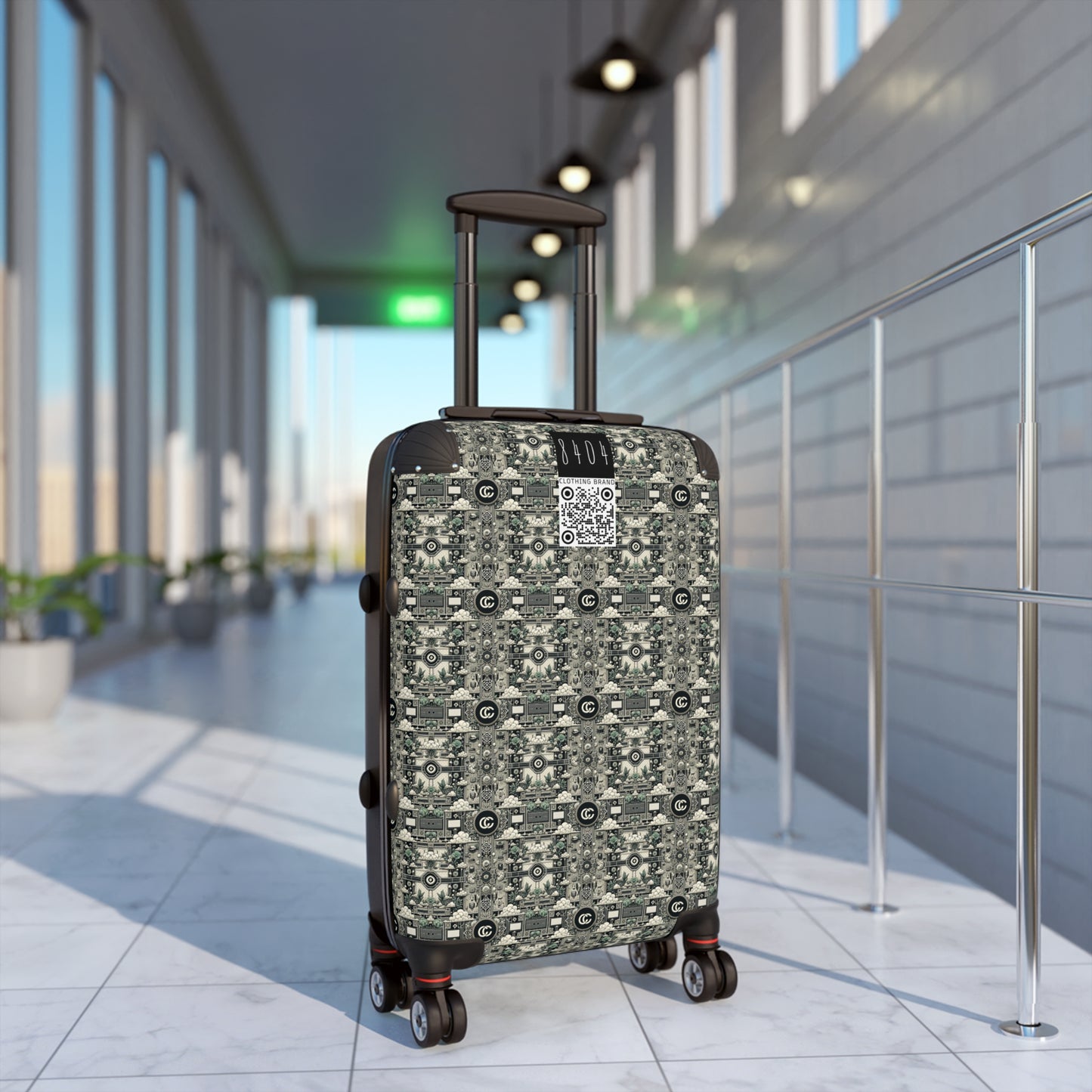 Cyber Garden Party Tech Garden Extravaganza Suitcase - 8404 Design-54