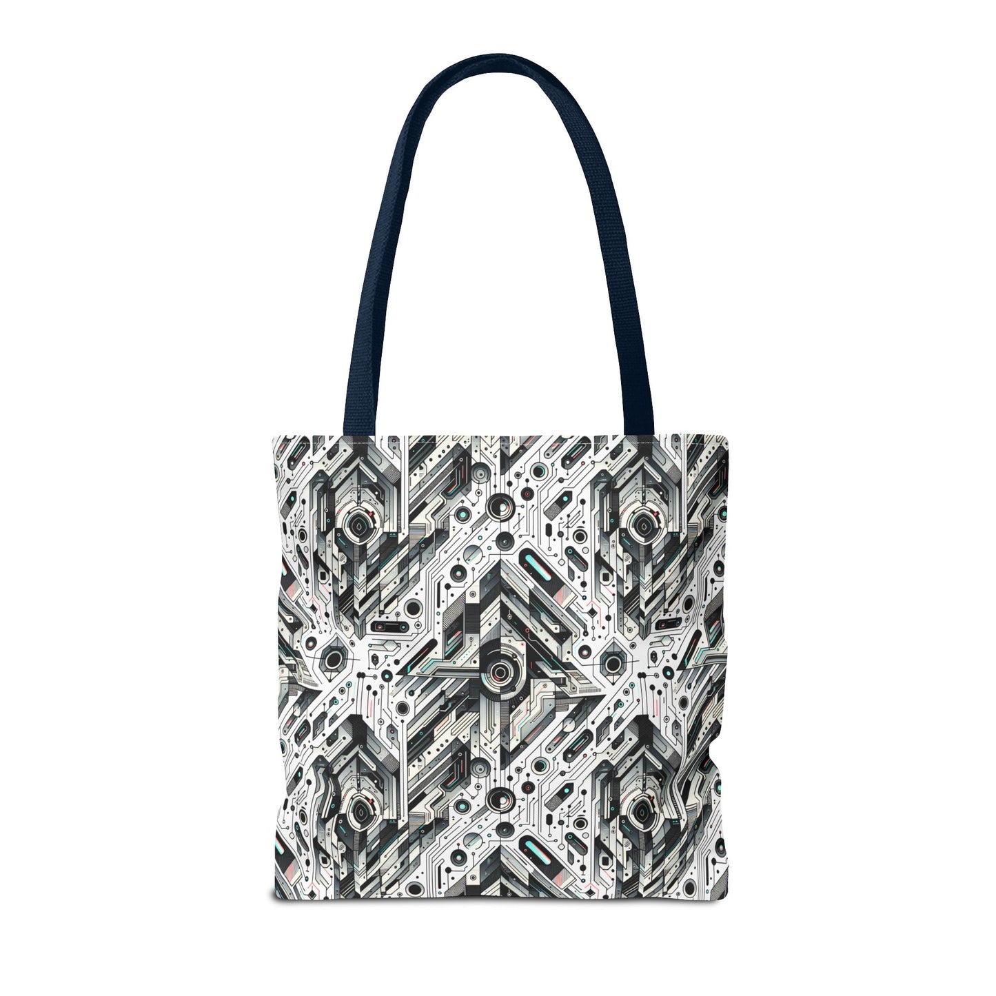 Tech-Infused Streetwear Tech-Forward Minimalism Tote Bag - 8404 Design-51