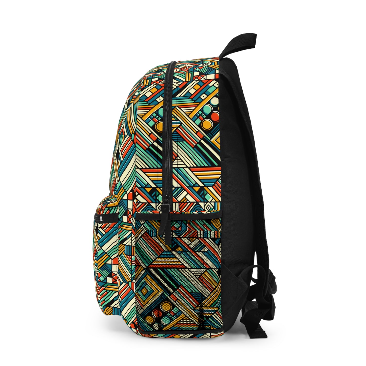 Abstract Graphic Art Modern Artistic Expression Backpack - 8404 Design-67