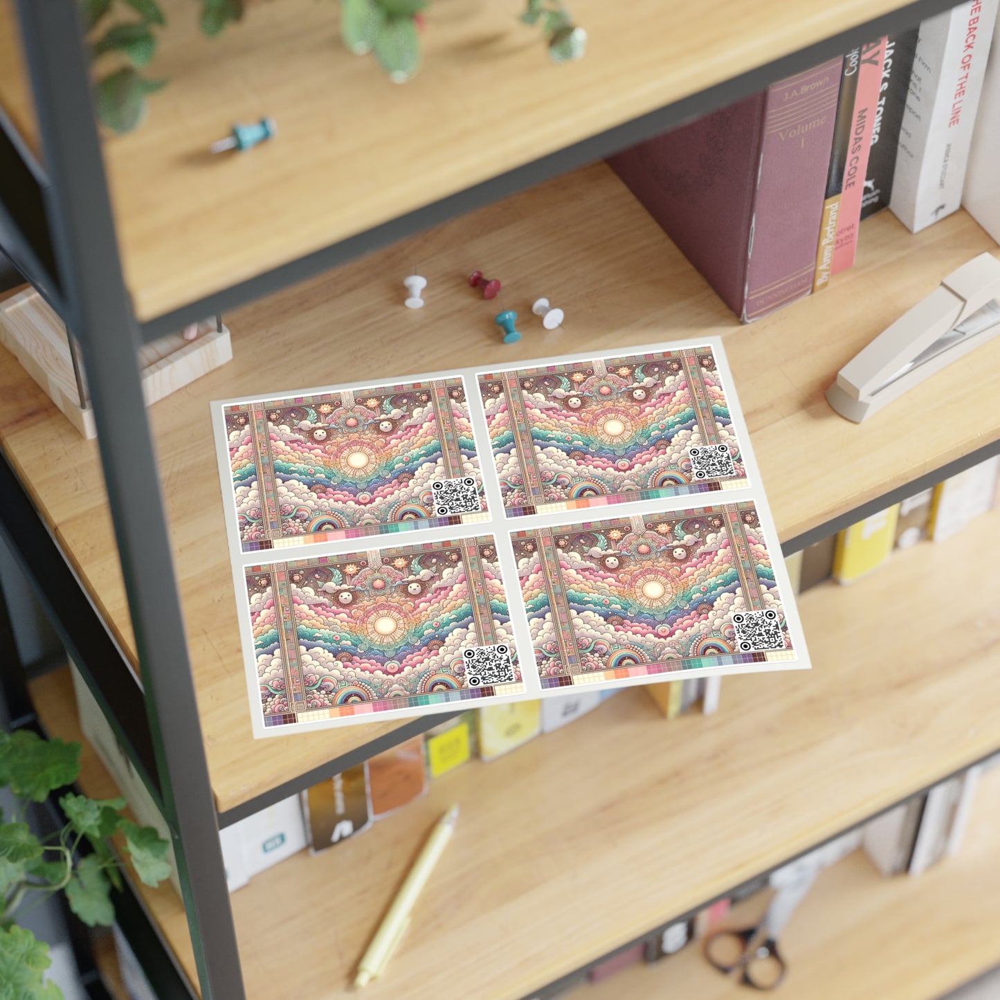 Digital Dreamland Whimsical and Nostalgic Streetwear With a Digital Twist Sticker Sheets - 8404 Design-56