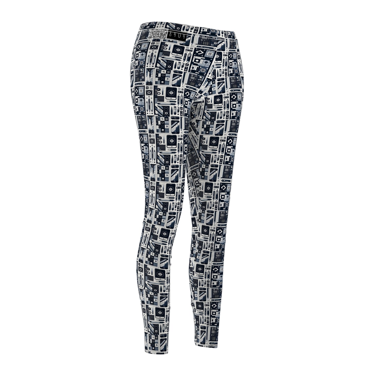 Minimalist Athleisure Minimalist Tech Women's Cut & Sew Casual Leggings - 8404 Design-60