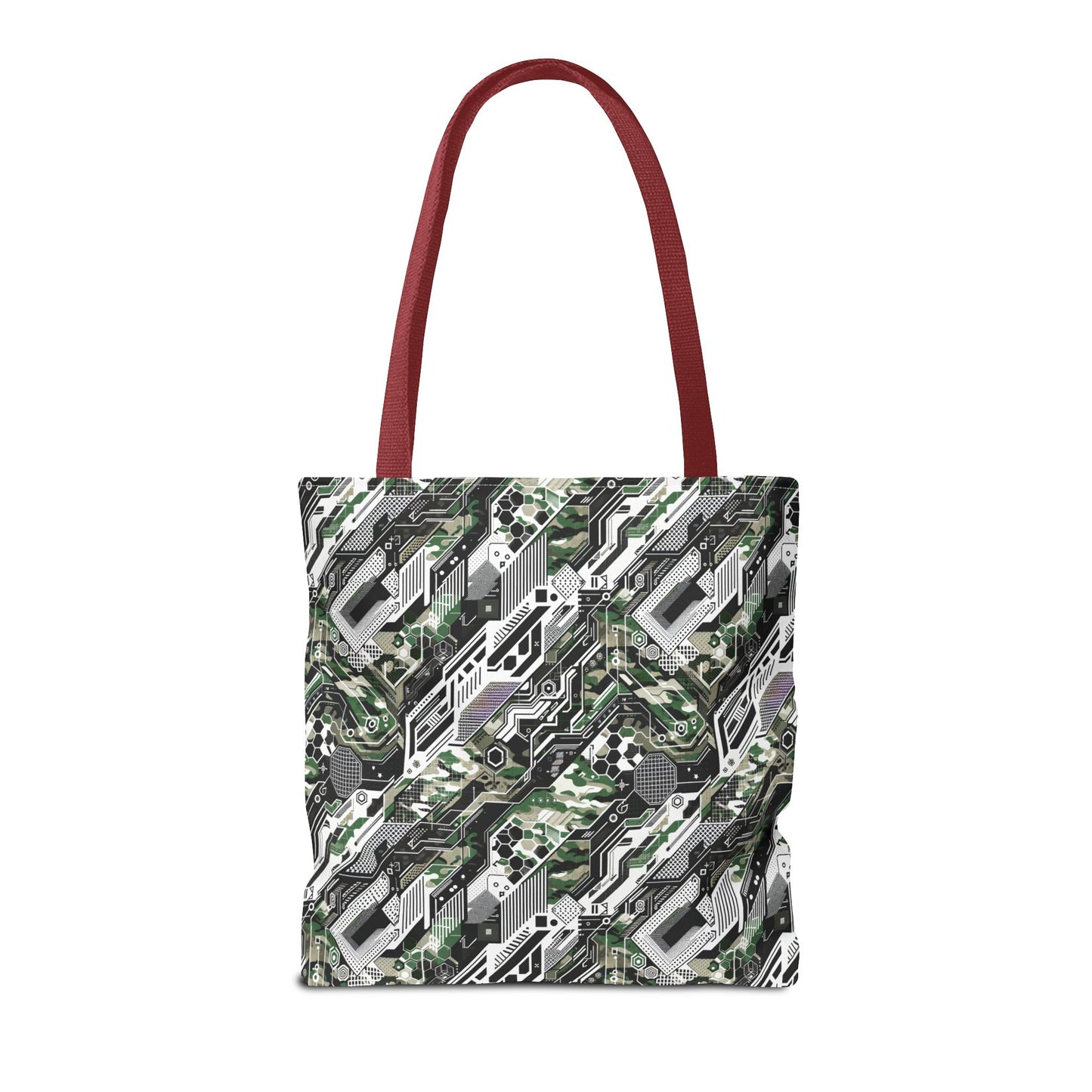 Tech Camo Fusion Tech-Forward Streetwear With a Futuristic Edge Tote Bag - 8404 Design-46