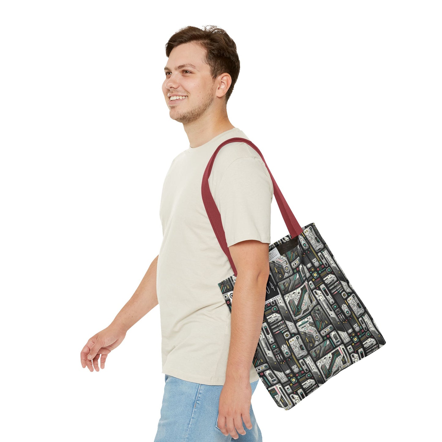 Tech Utility Gear Tech-Forward Minimalism Tote Bag - 8404 Design-45