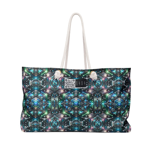 Tech-Infused Futurism Futuristic Tech Weekender Bag - 8404 Design-63