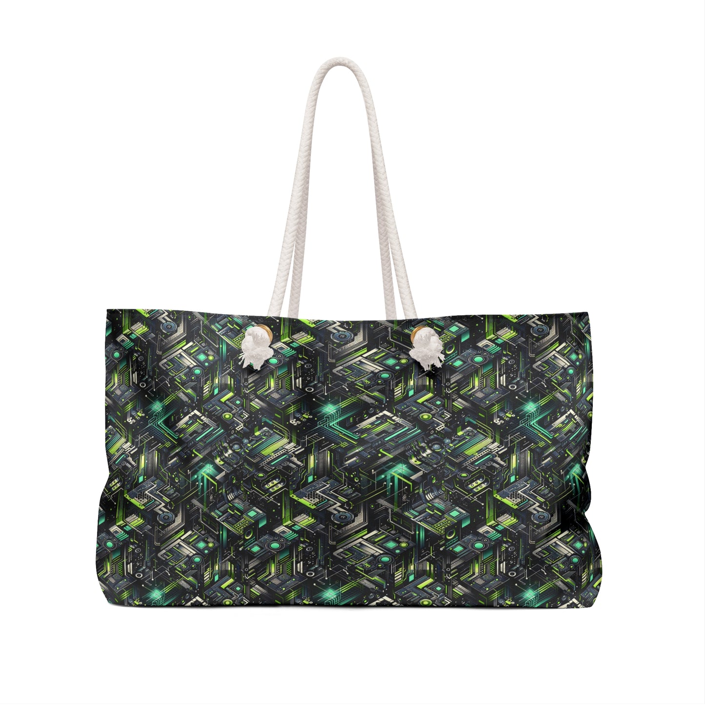Tech-Infused Graphics Tech-Forward Streetwear Weekender Bag - 8404 Design-47
