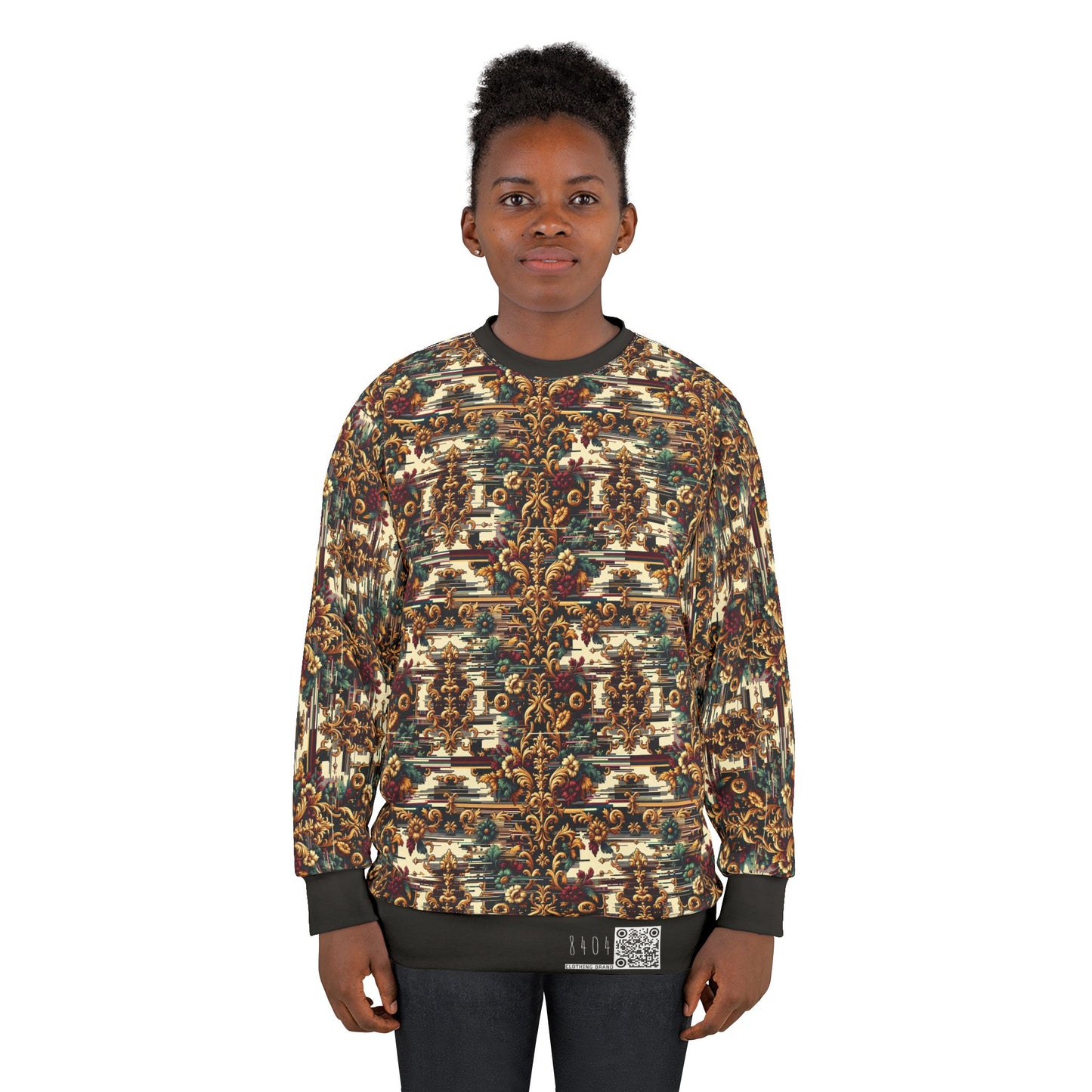 Digital Renaissance Modern Baroque Fusion Sweatshirt - 8404 Design-63