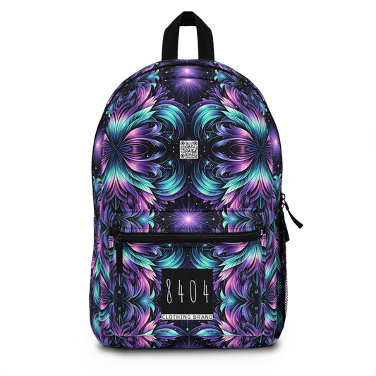 Iridescent Dream Futuristic Tech Backpack - 8404 Design-60