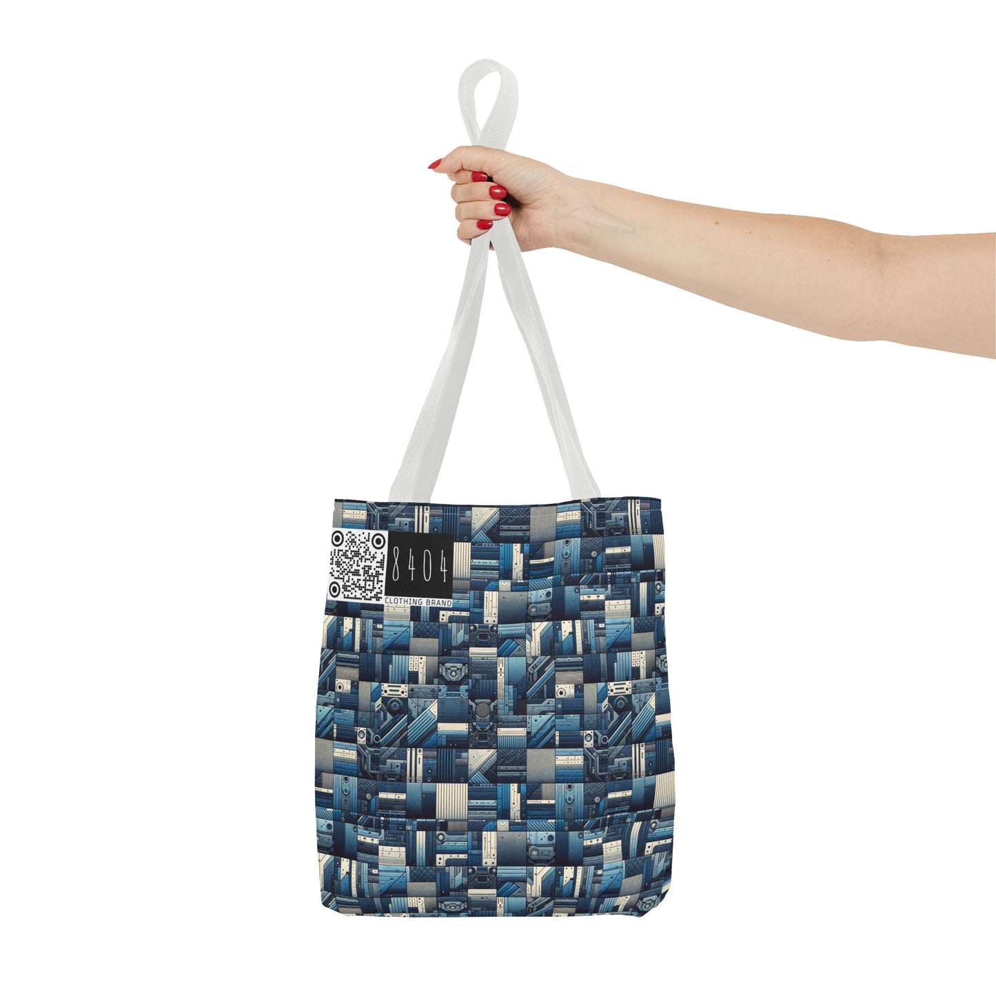 Tech-Inspired Utility Tech-Forward Streetwear With Utilitarian Edge Tote Bag - 8404 Design-44
